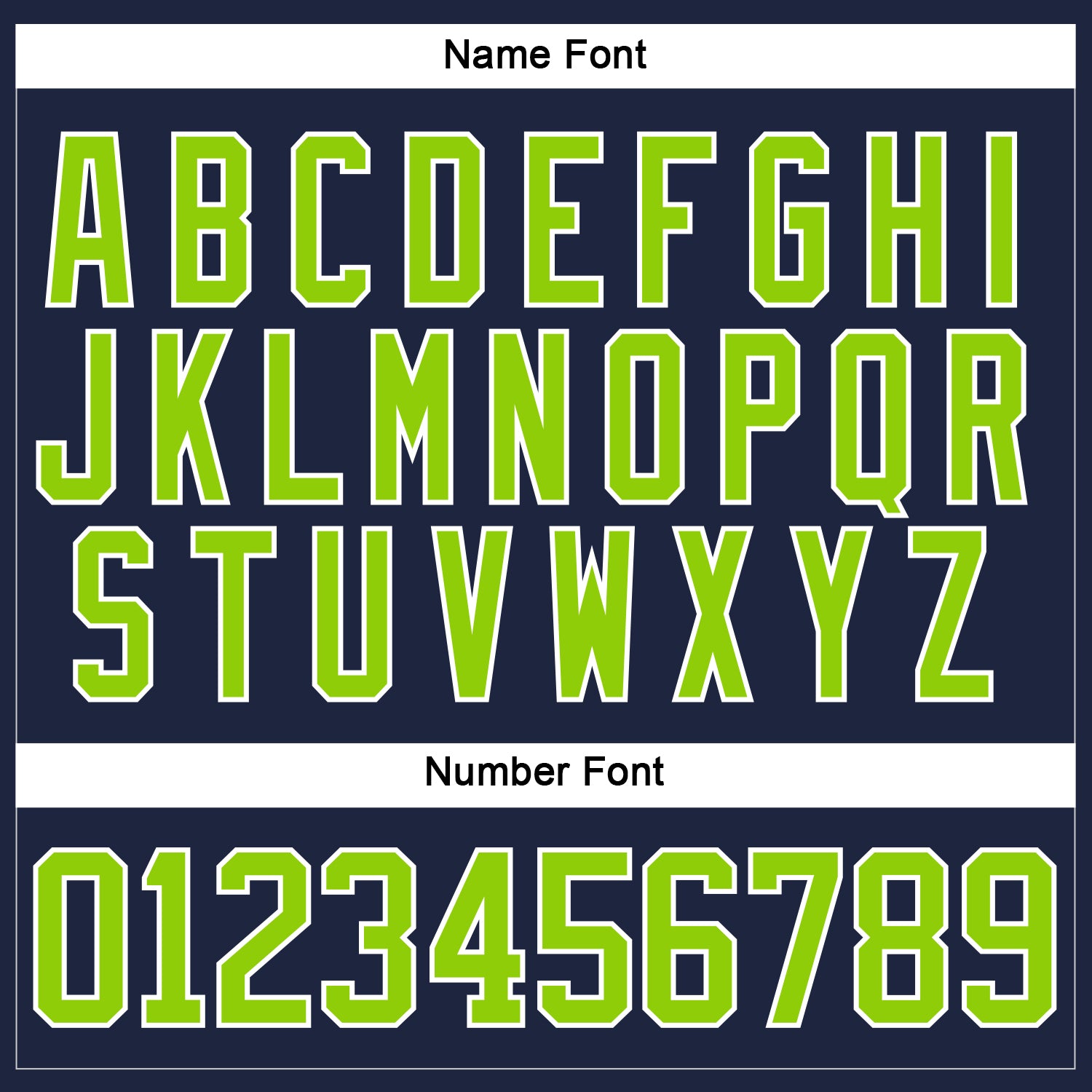 Custom Navy Neon Green-White Hockey Lace Neck Jersey view 5