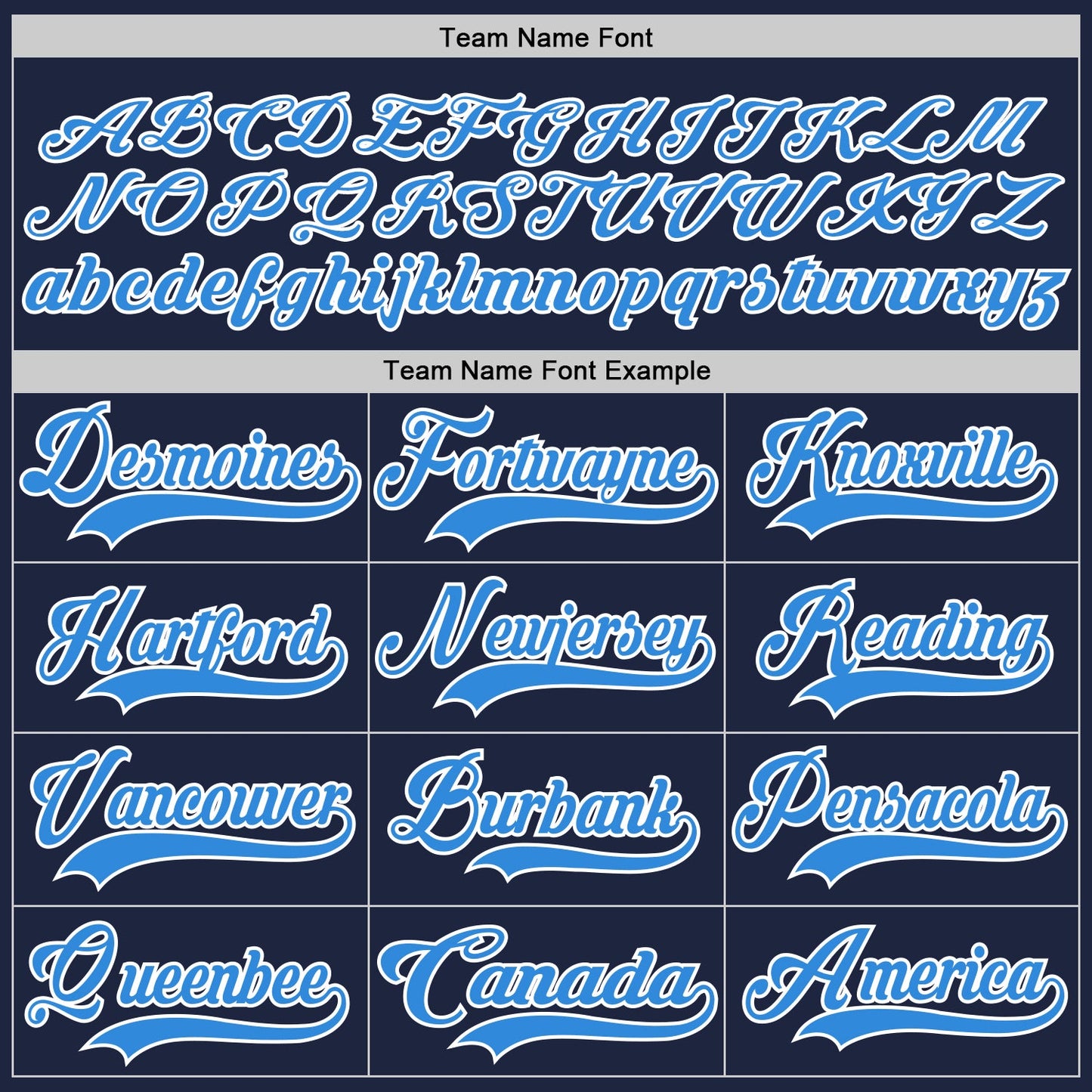 Custom Navy Powder Blue-White Hockey Lace Neck Jersey view 4
