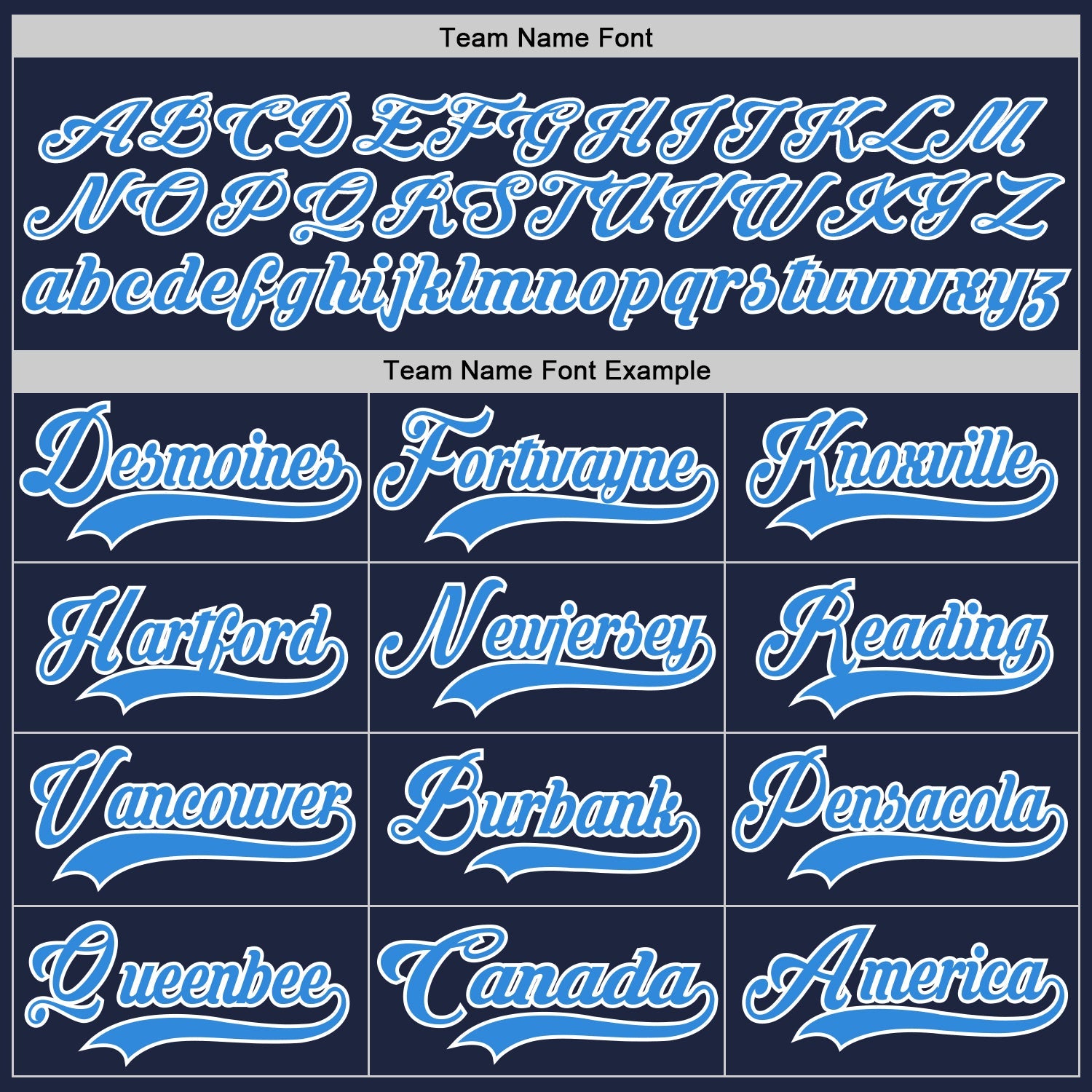 Custom Navy Powder Blue-White Hockey Lace Neck Jersey view 4