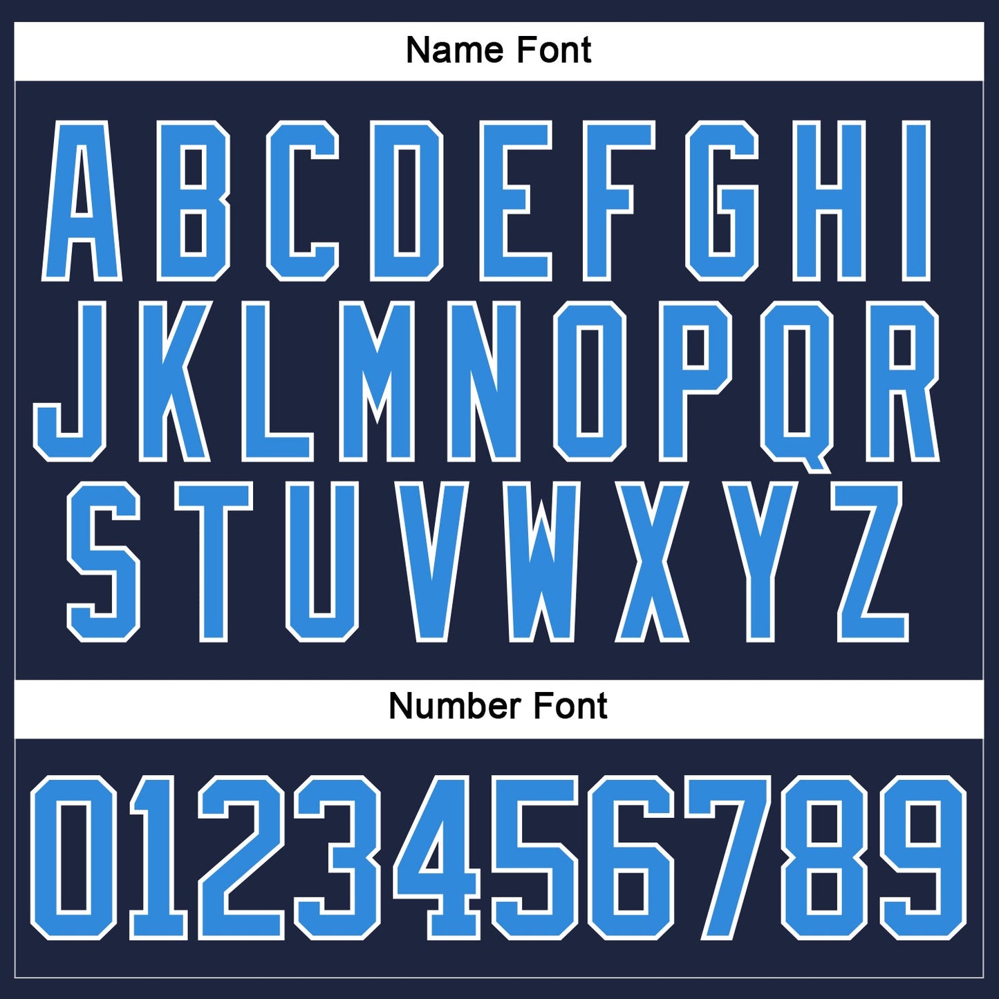 Custom Navy Powder Blue-White Hockey Lace Neck Jersey view 5