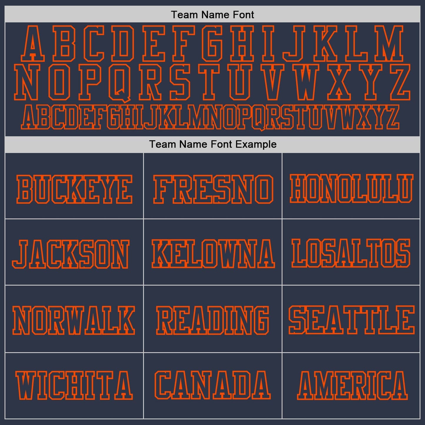 Custom Navy Orange Mesh Authentic Throwback Football Jersey view 3