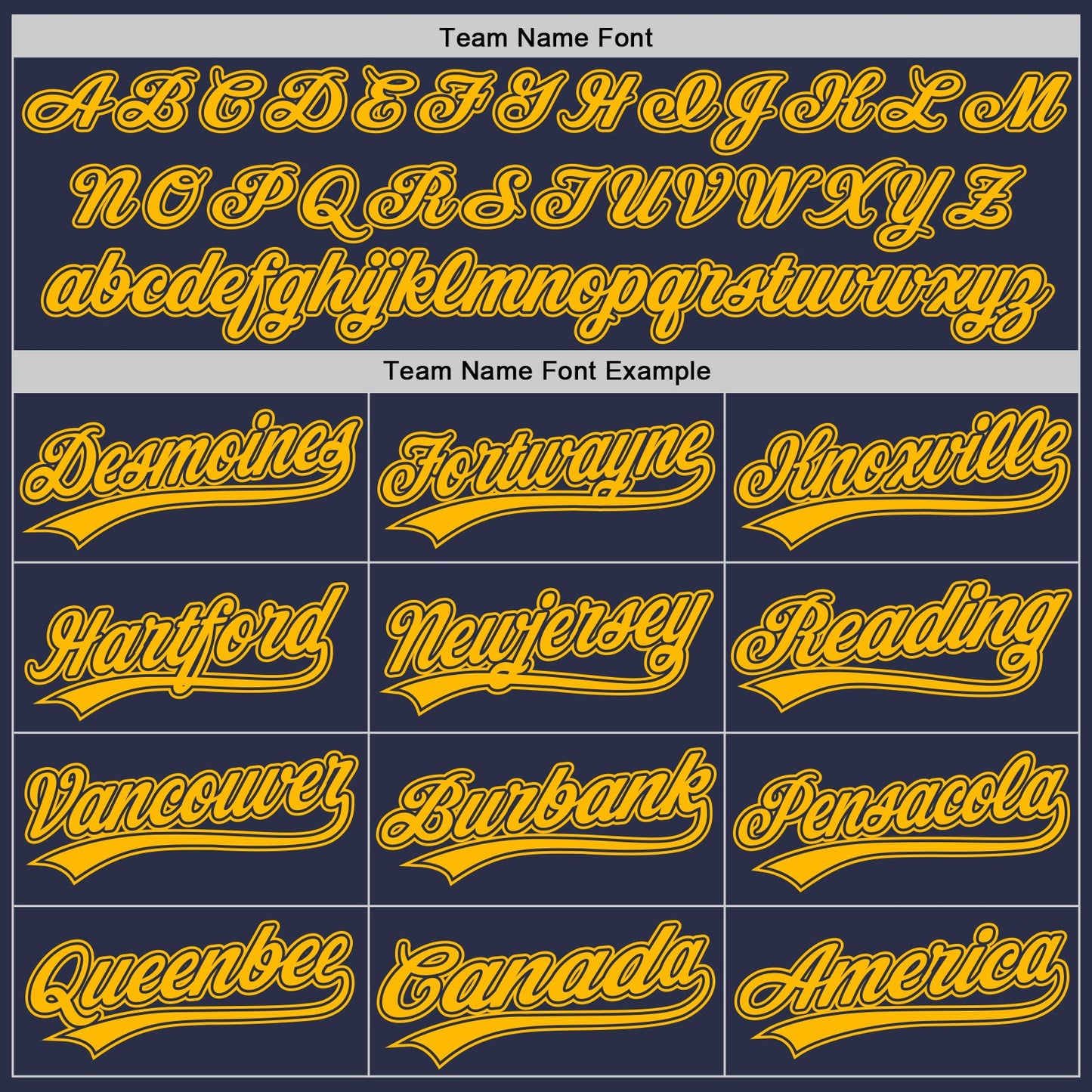 Custom Navy Gold Authentic Throwback Baseball Jersey view 4
