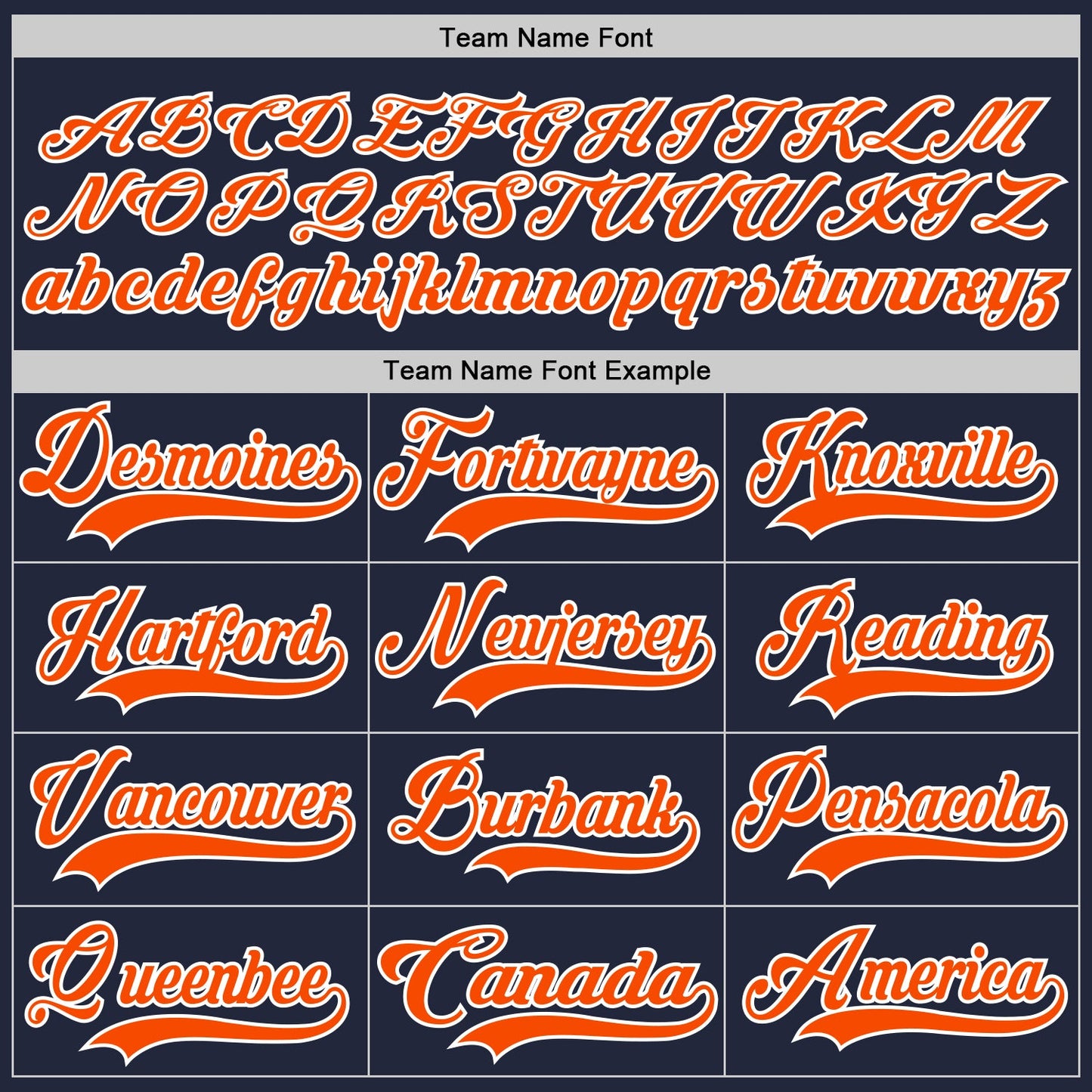 Custom Navy Orange-White Hockey Jersey view 4