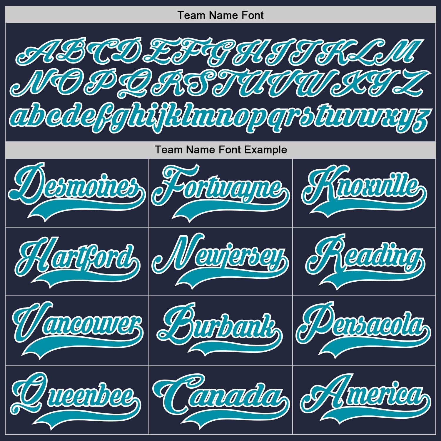 Custom Navy Teal-White Hockey Jersey view 4