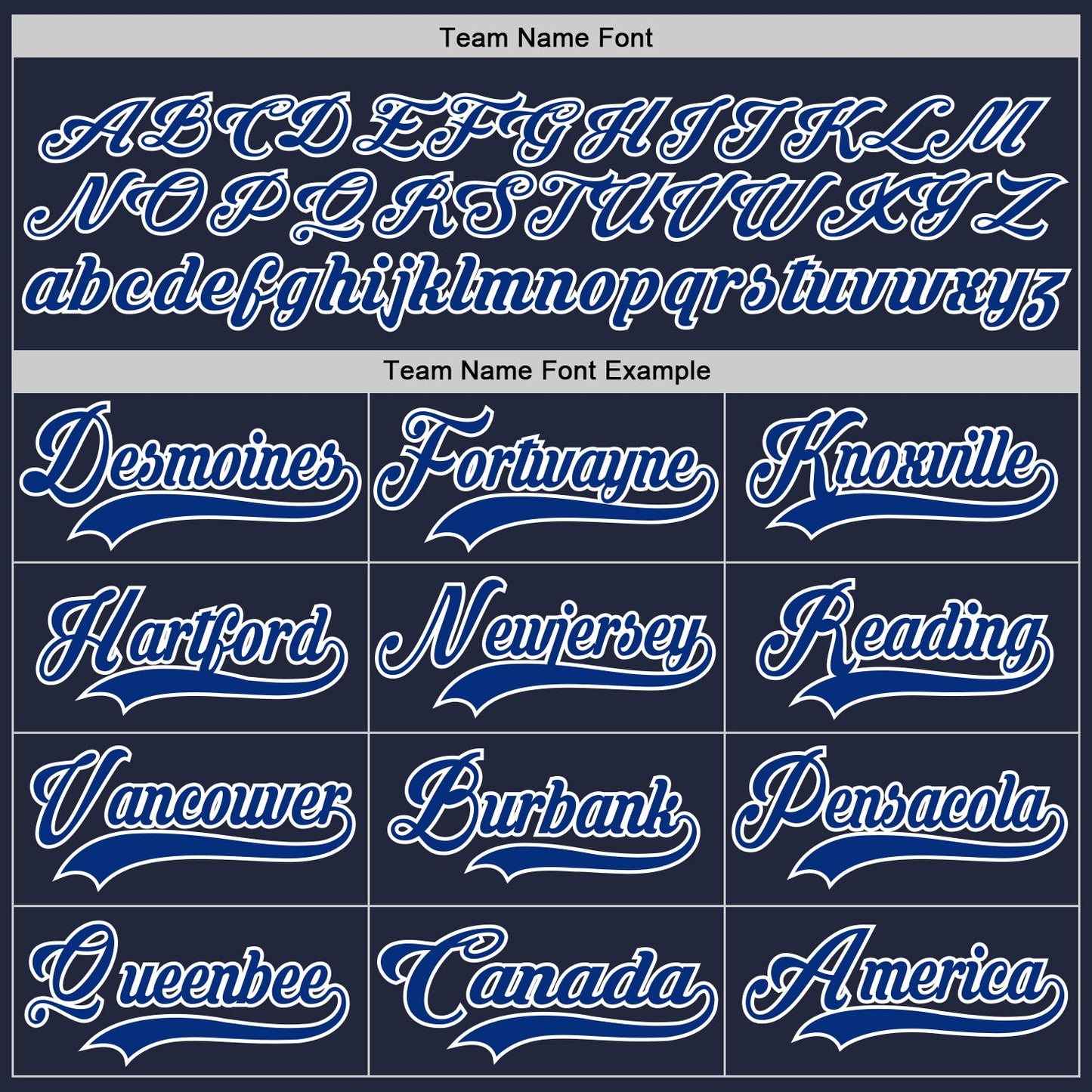 Custom Navy Royal-White Hockey Jersey view 4