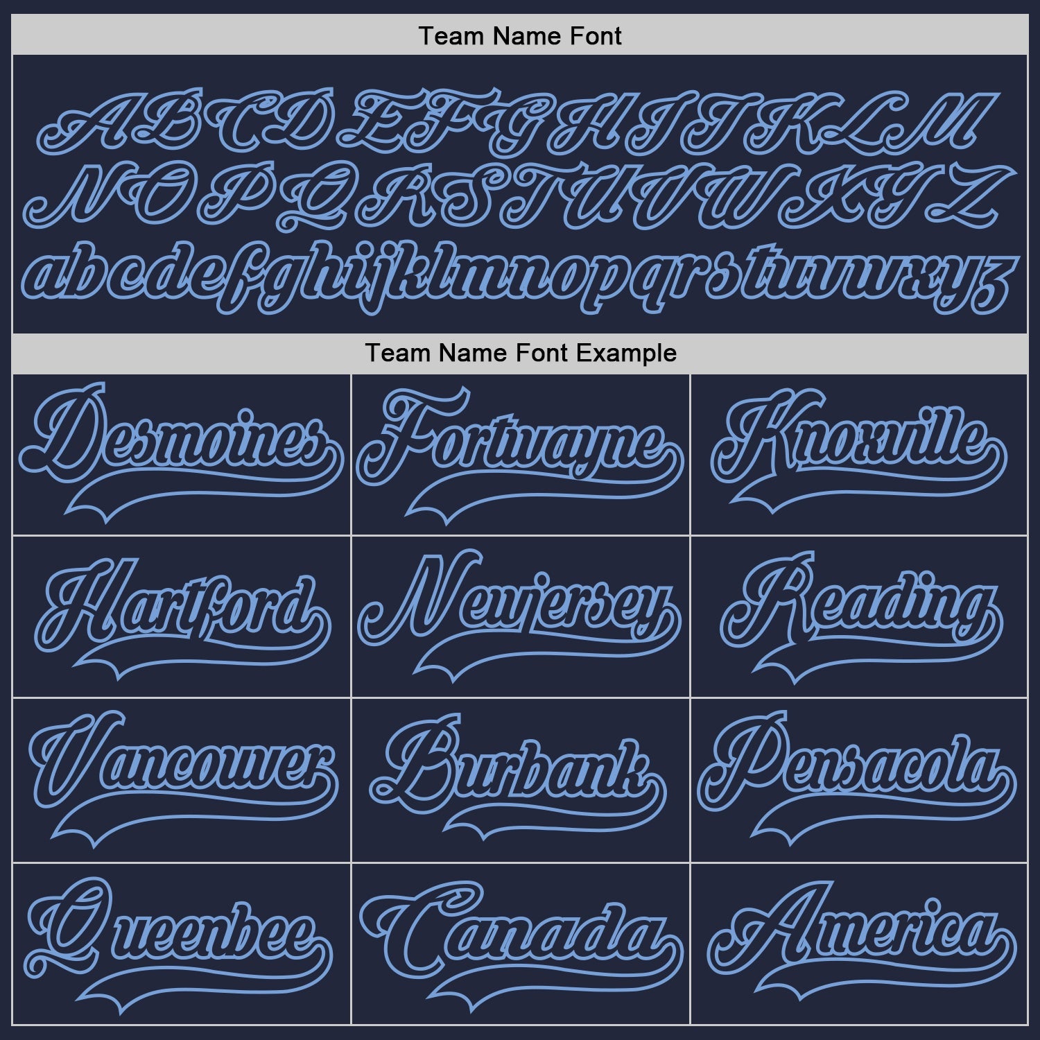 Custom Navy Light Blue Hockey Jersey view 4
