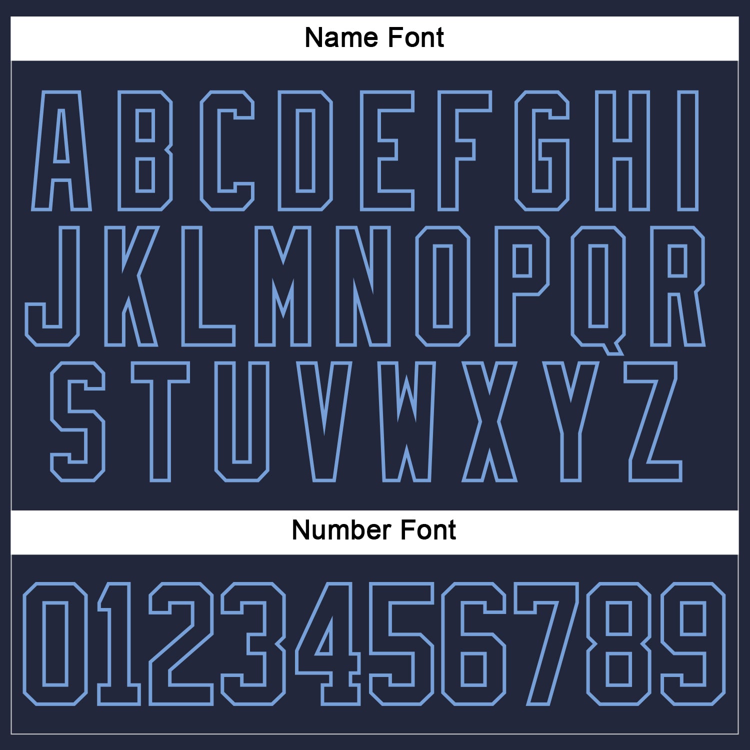 Custom Navy Light Blue Hockey Jersey view 5