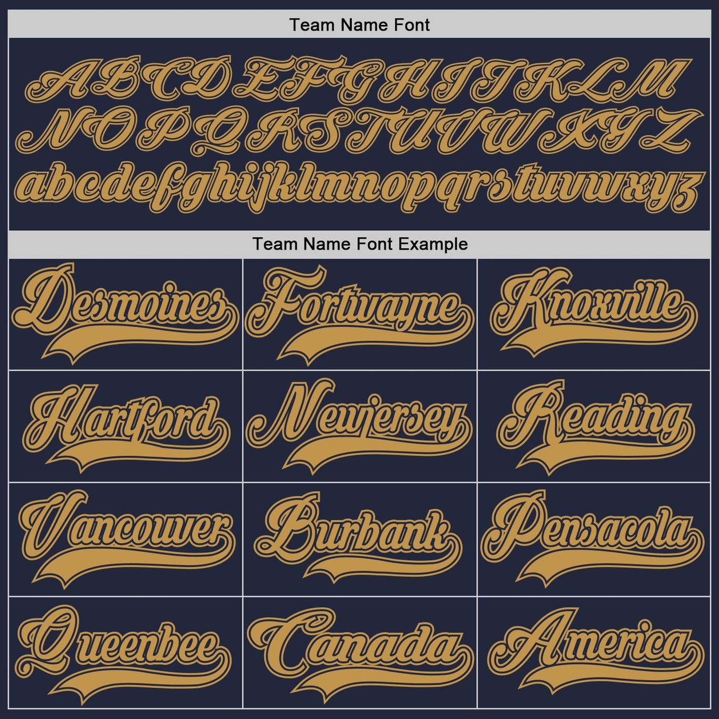 Custom Navy Old Gold Hockey Jersey view 4