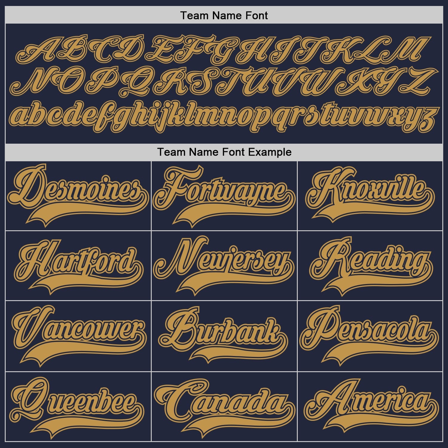 Custom Navy Old Gold Hockey Jersey view 4
