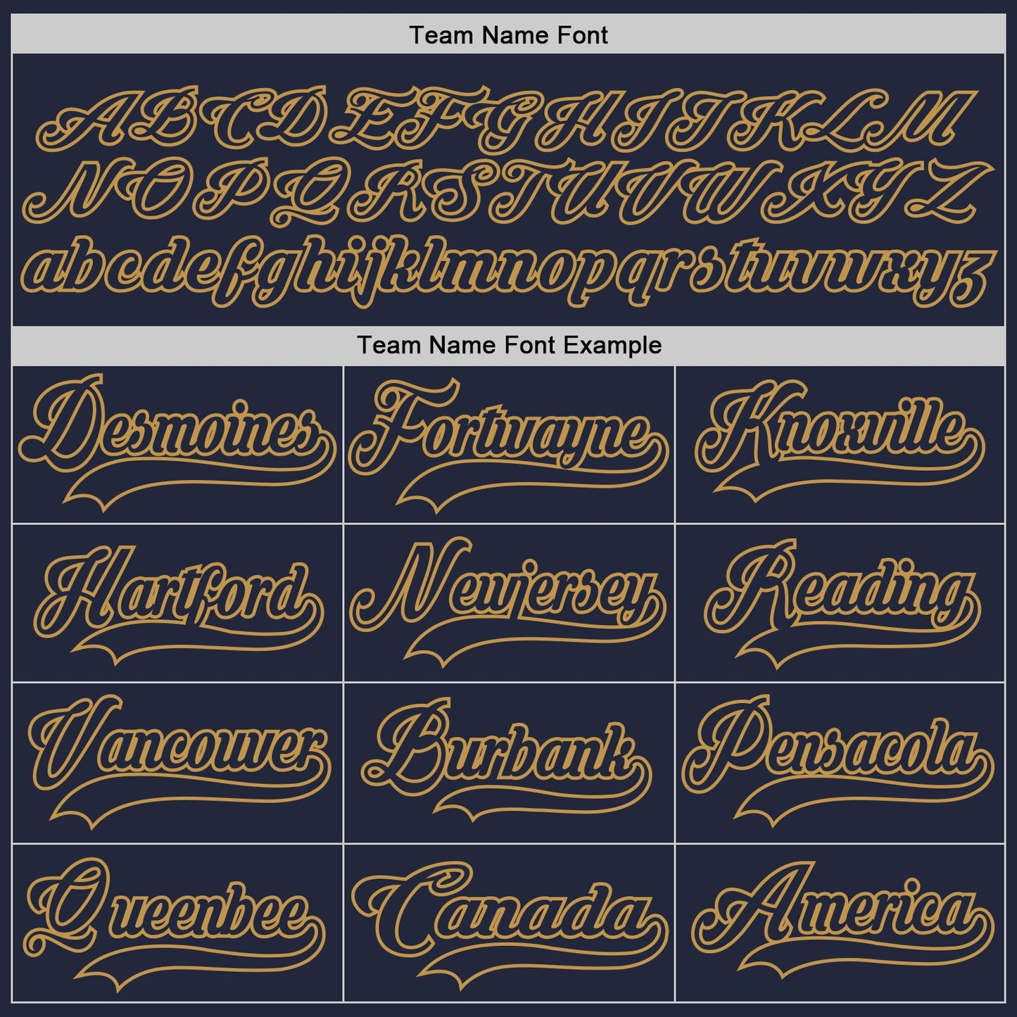 Custom Navy Old Gold Hockey Jersey view 4
