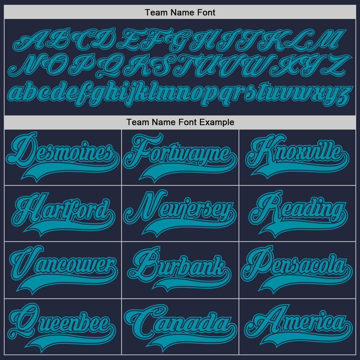 Custom Navy Teal Hockey Jersey view 4