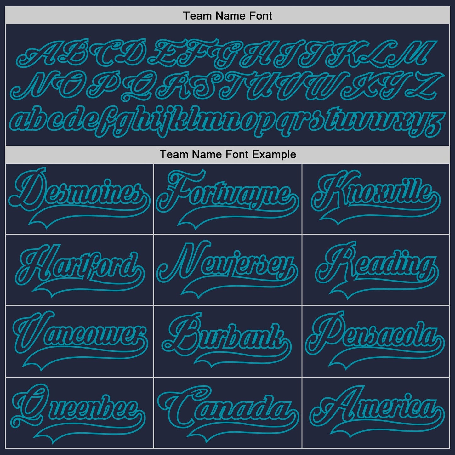 Custom Navy Teal Hockey Jersey view 4