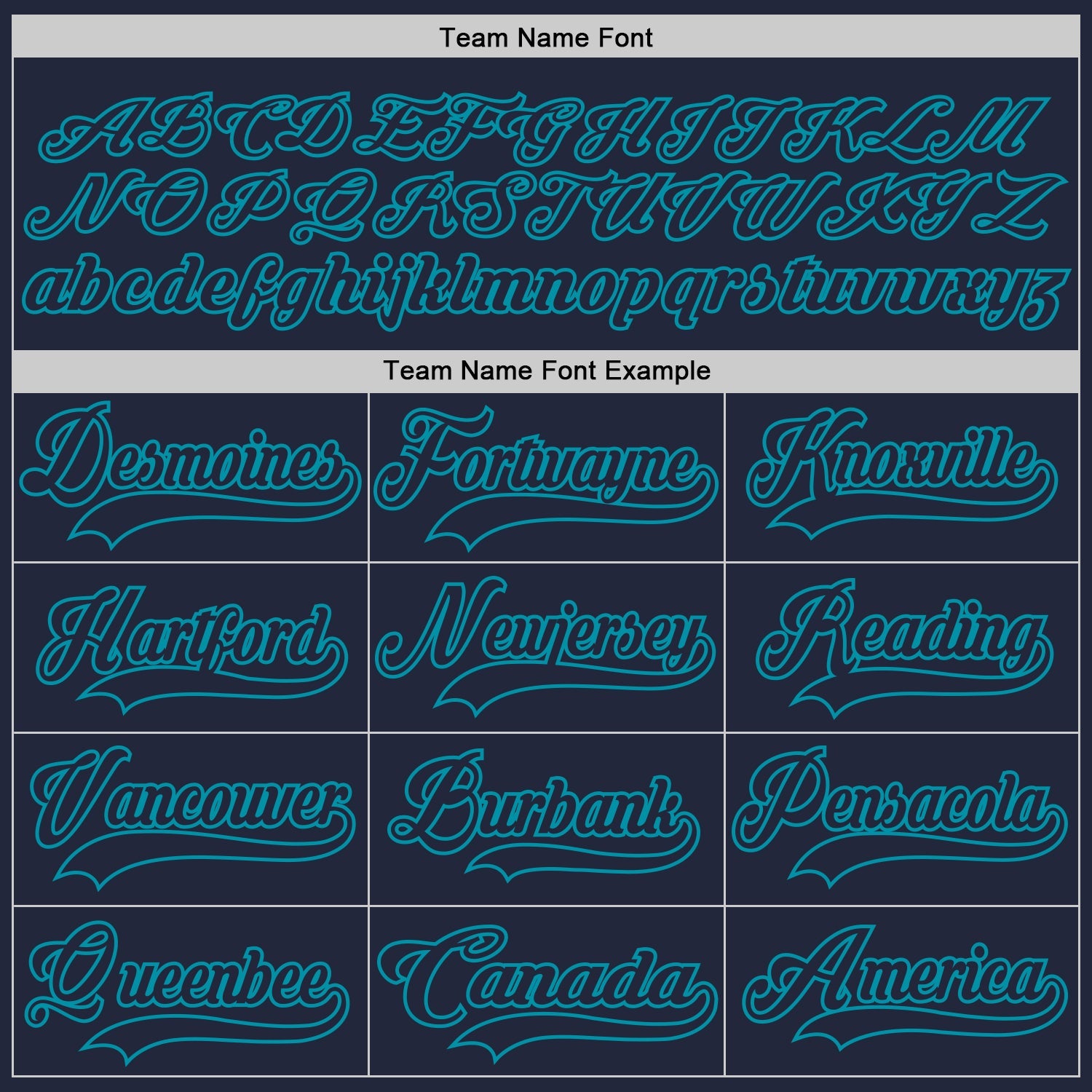 Custom Navy Teal Hockey Jersey view 4