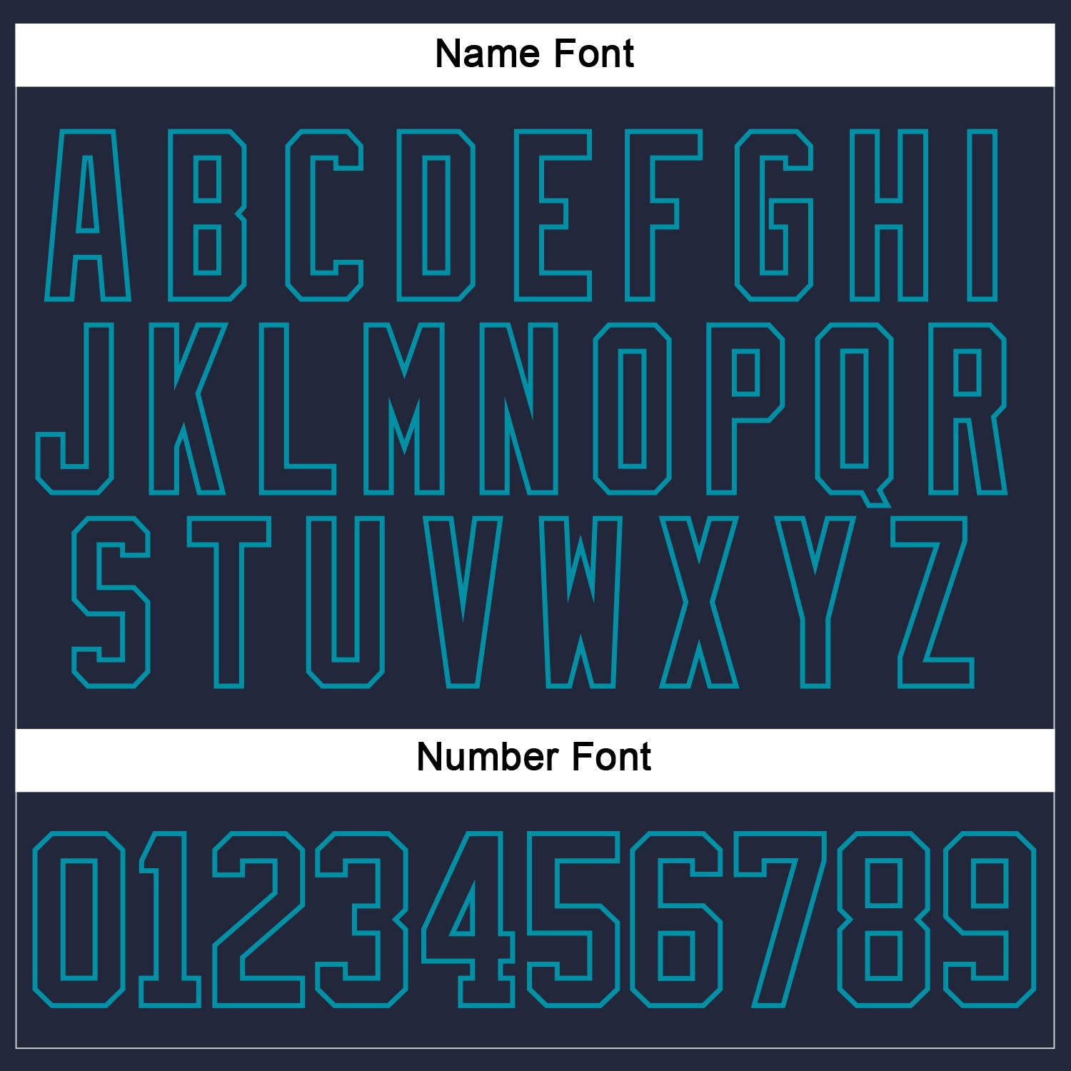 Custom Navy Teal Hockey Jersey view 5