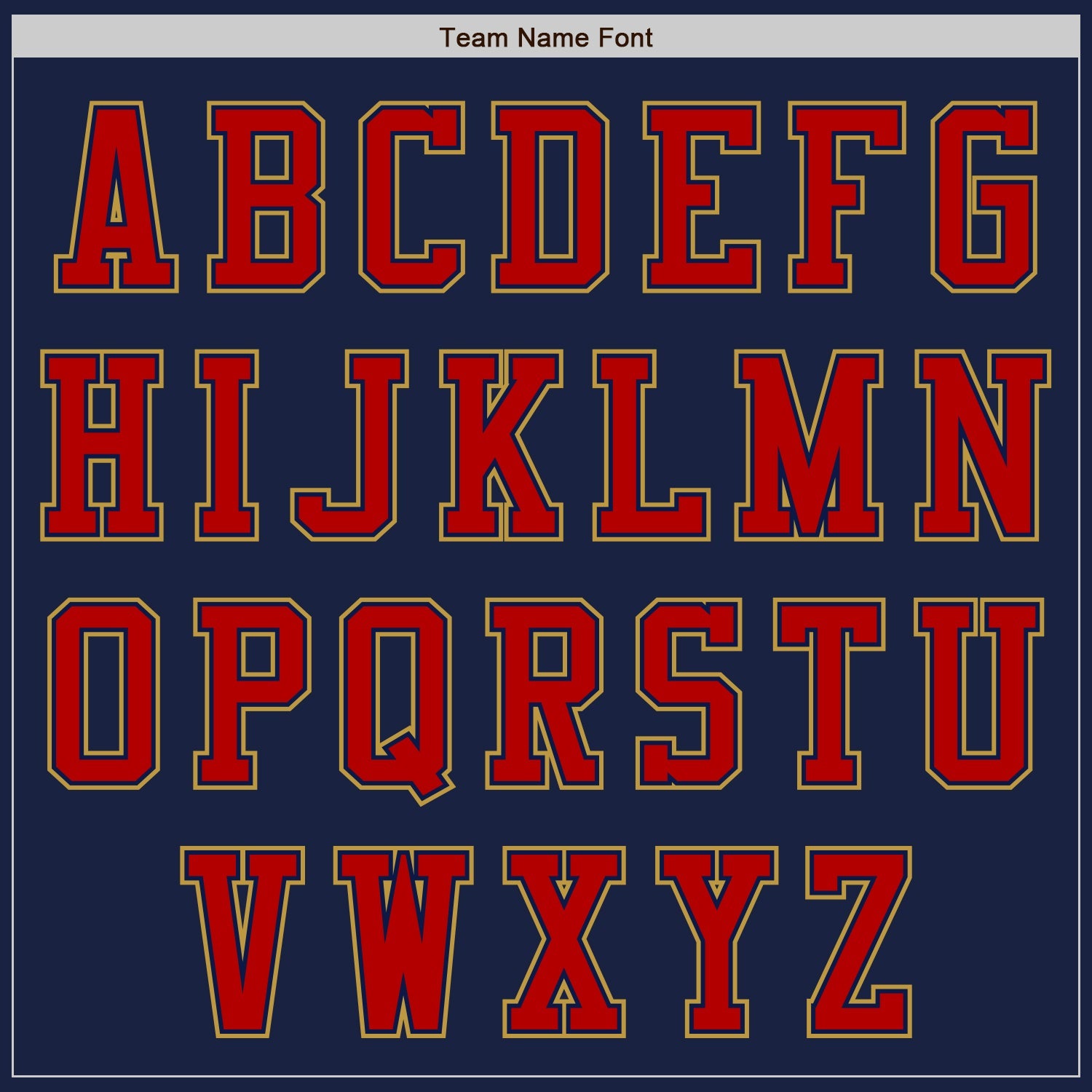Custom Navy Red-Old Gold Authentic Baseball Jersey view 3