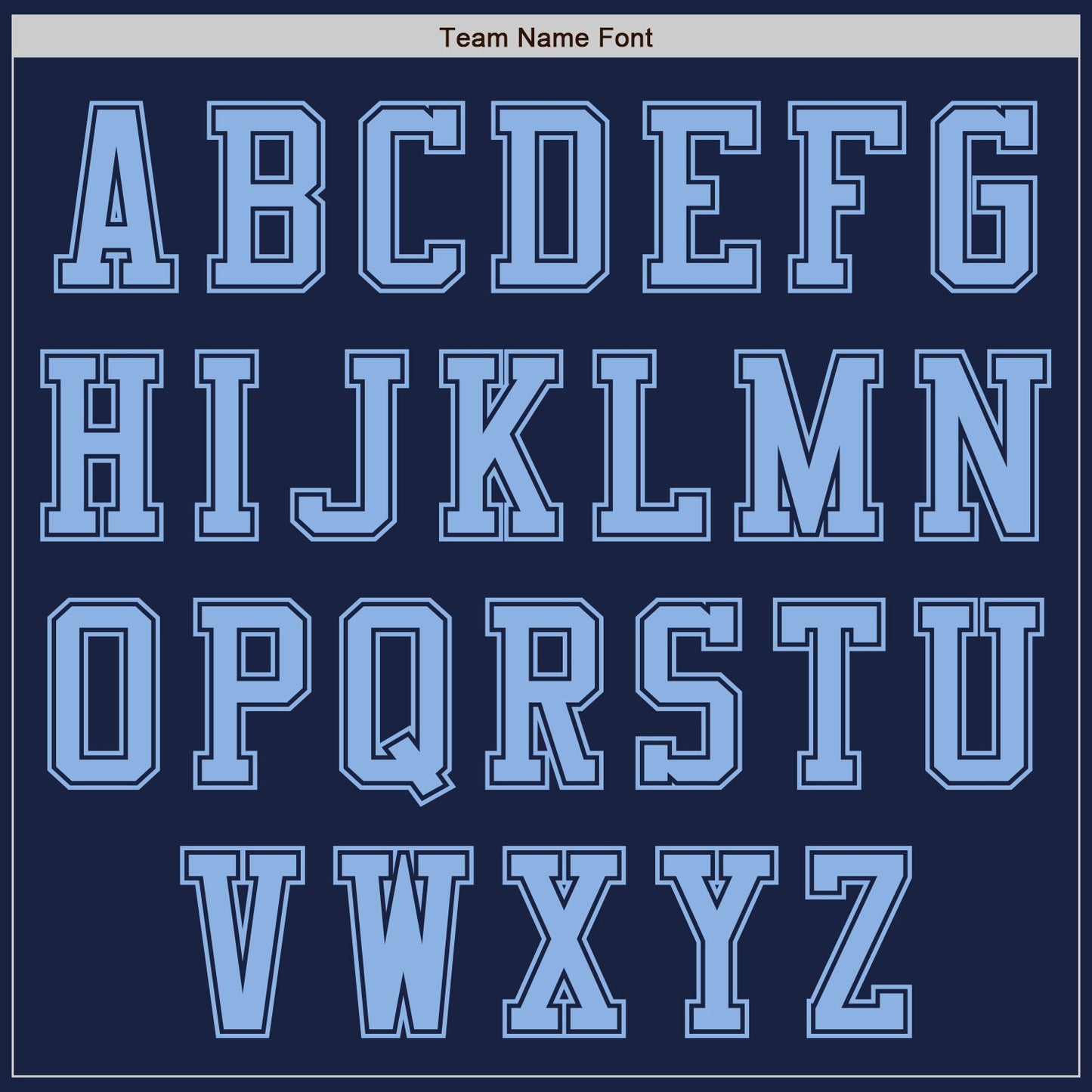 Custom Navy Light Blue Authentic Baseball Jersey view 3