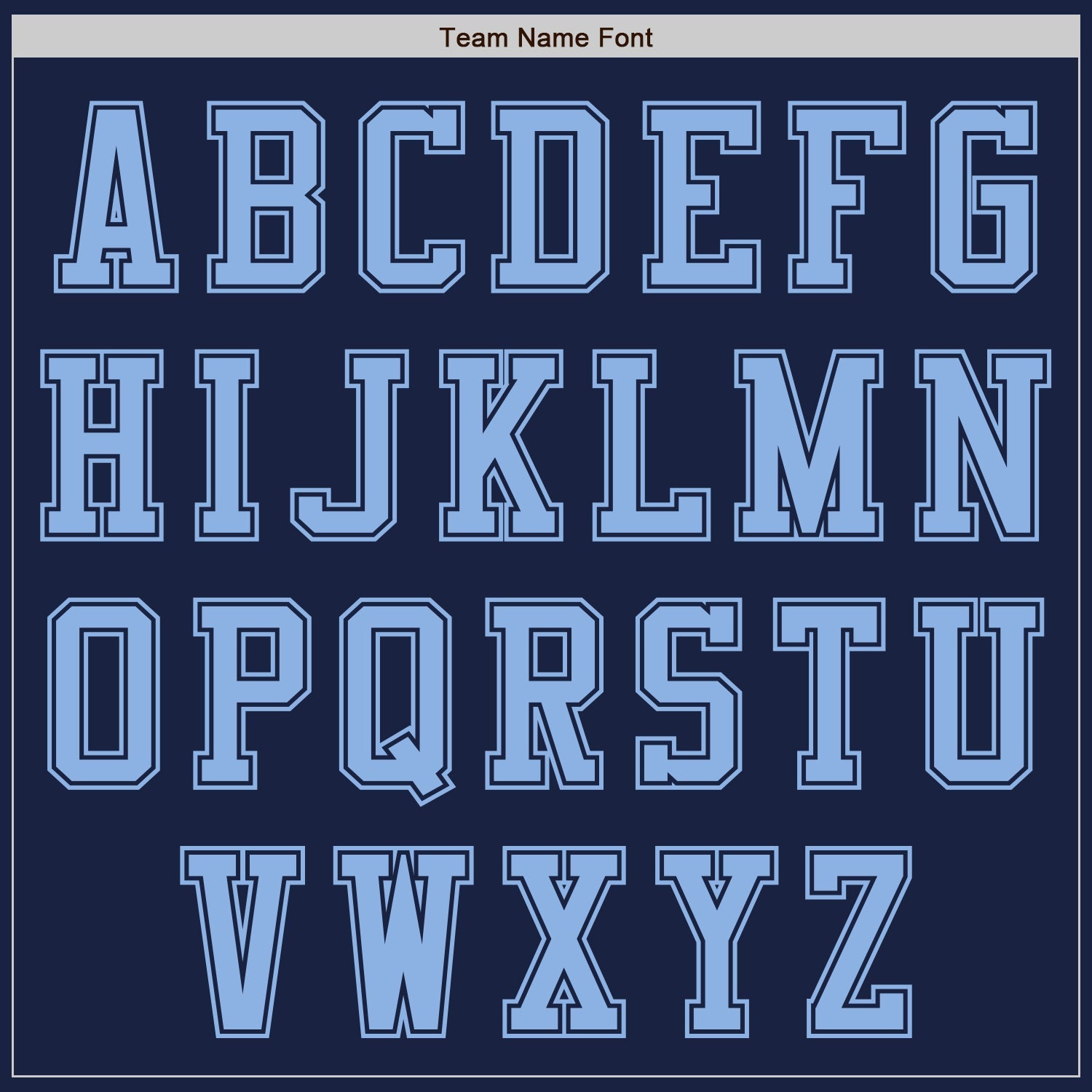 Custom Navy Light Blue Authentic Baseball Jersey view 7
