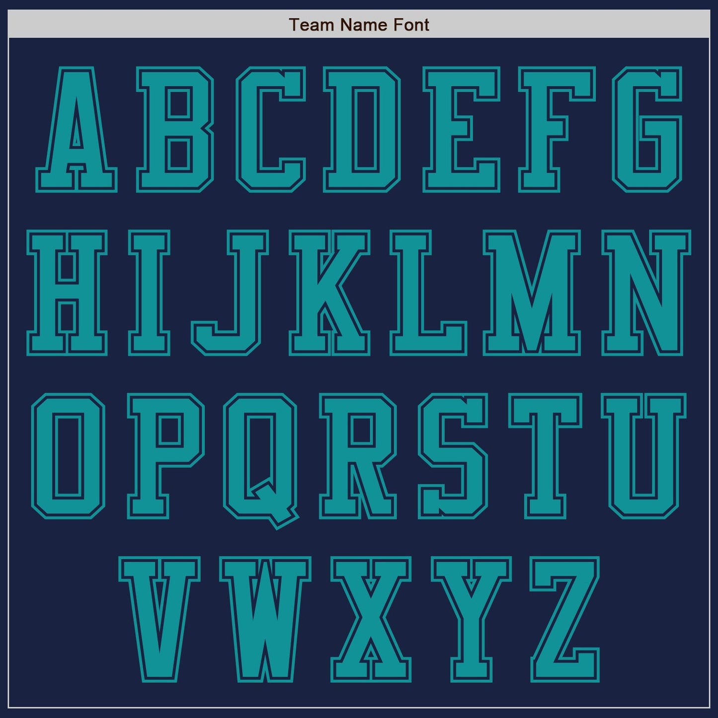 Custom Navy Teal Authentic Baseball Jersey view 7