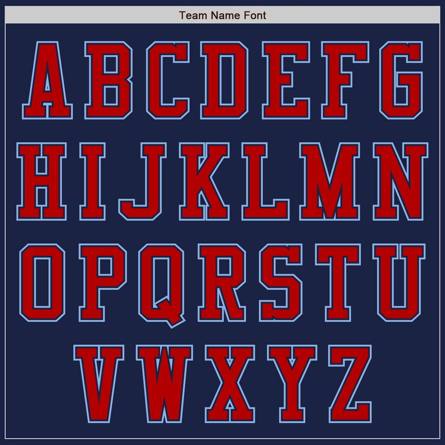 Custom Navy Red-Light Blue Authentic Baseball Jersey view 3