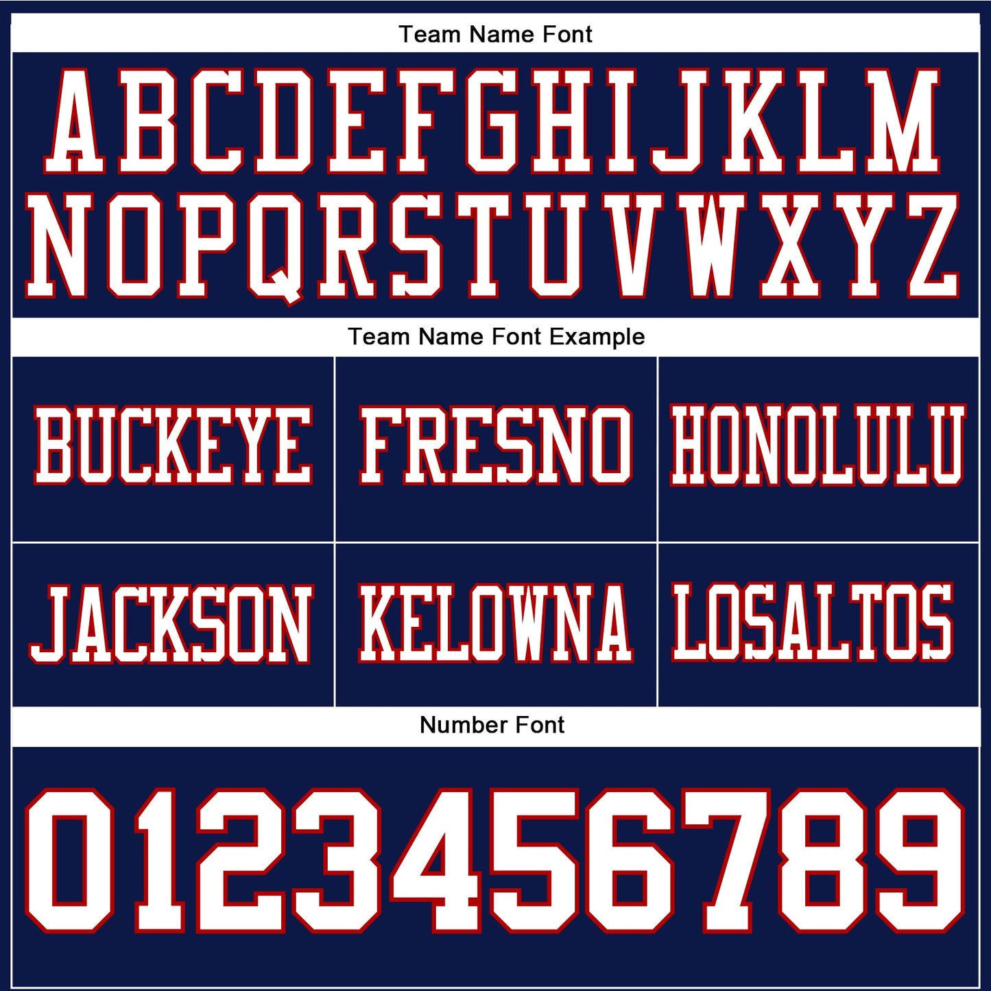 Custom Navy White-Red Authentic Football Jersey view 4