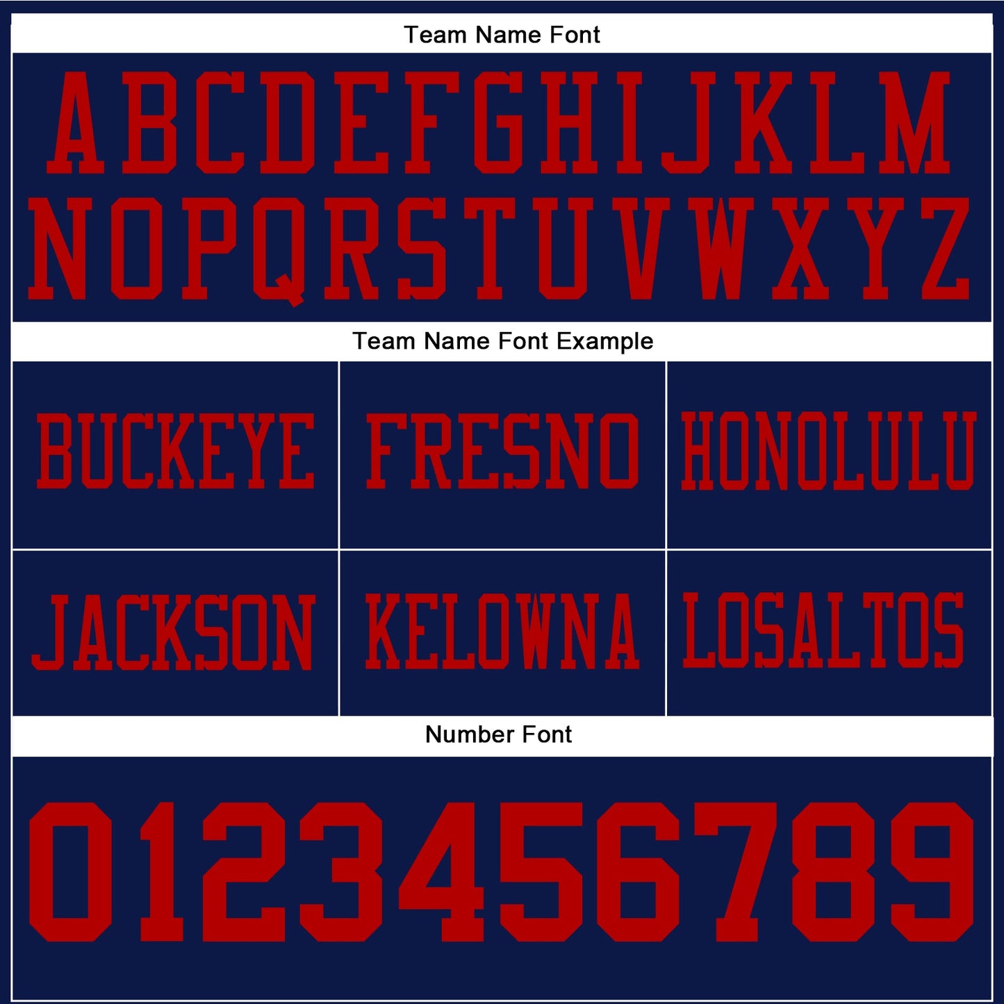 Custom Navy Red Authentic Football Jersey view 4