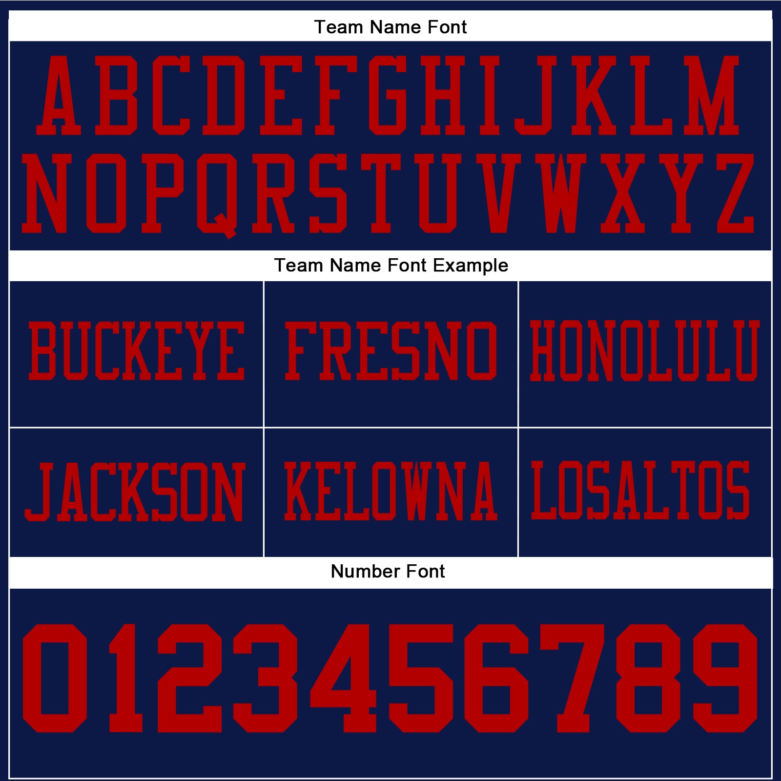 Custom Navy Red Authentic Football Jersey view 4