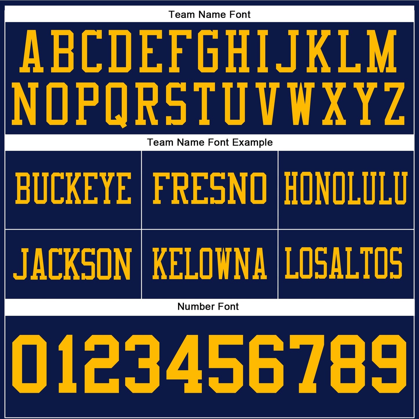 Custom Navy Gold Authentic Football Jersey view 4