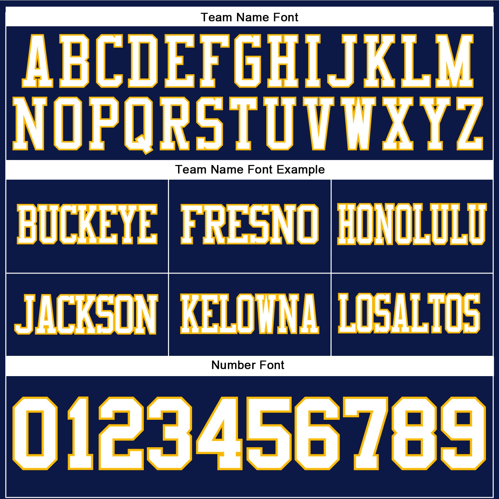 Custom Navy White-Gold Authentic Football Jersey view 4