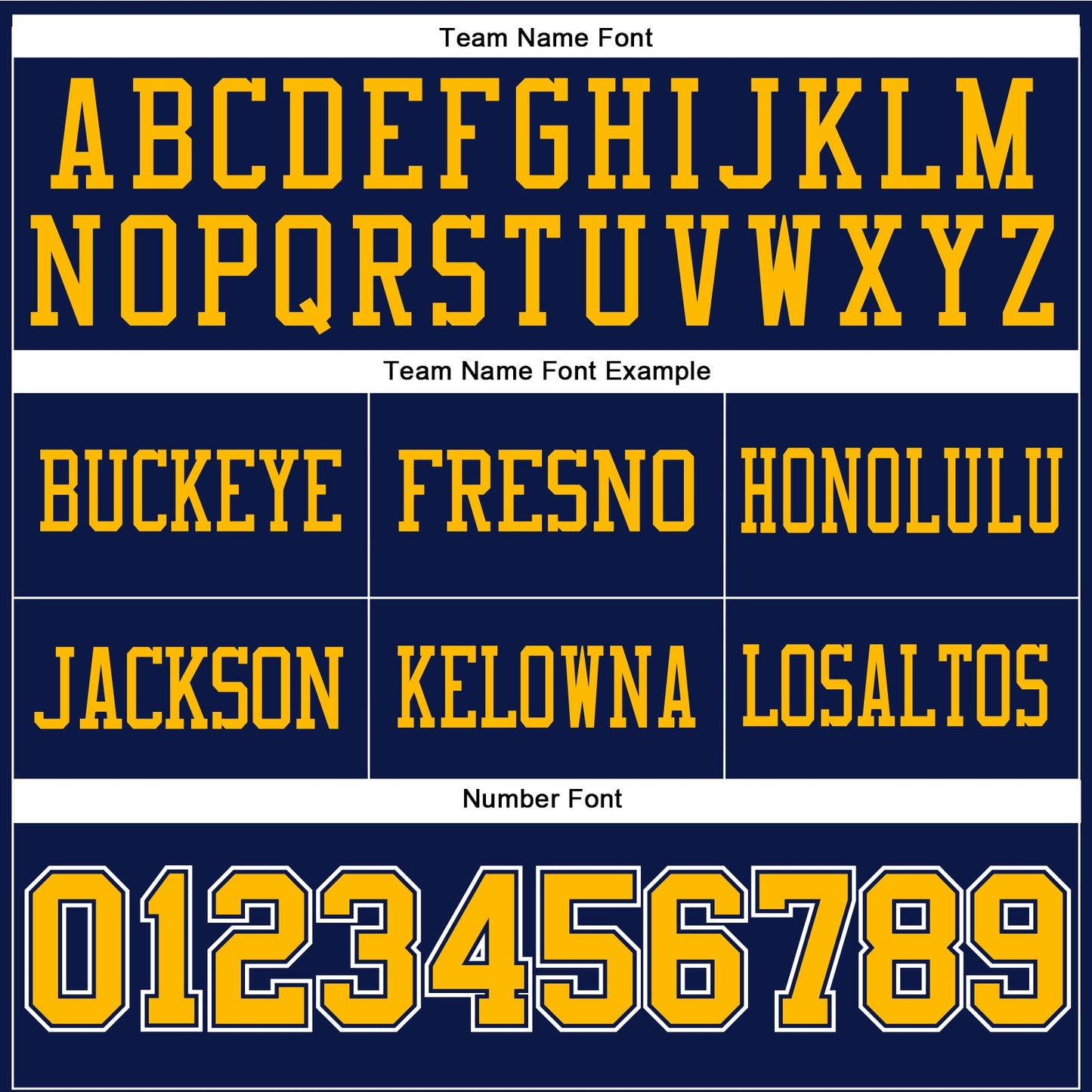 Custom Navy Gold-White Authentic Football Jersey view 4