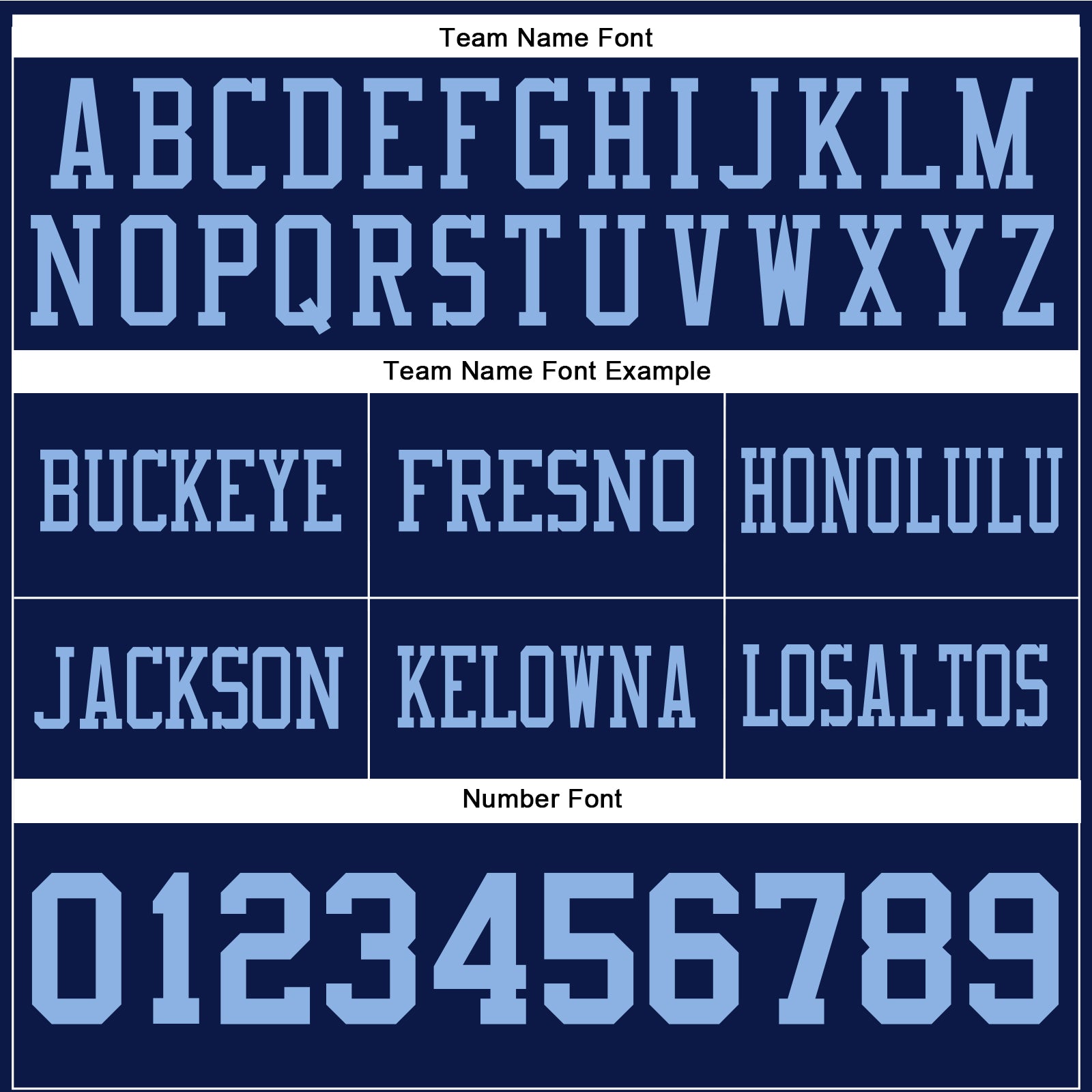 Custom Navy Light Blue Authentic Football Jersey view 4