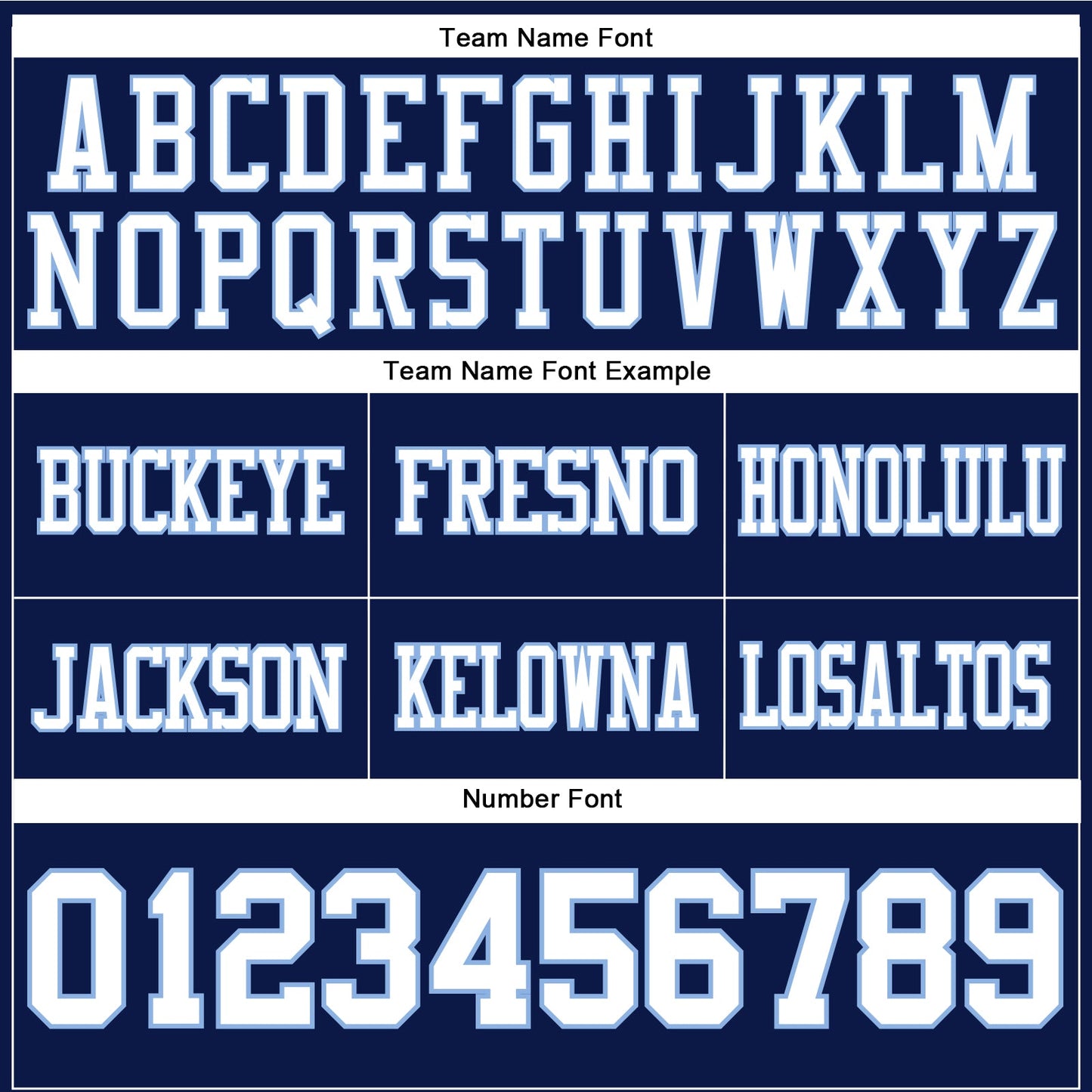 Custom Navy White-Light Blue Authentic Football Jersey view 4