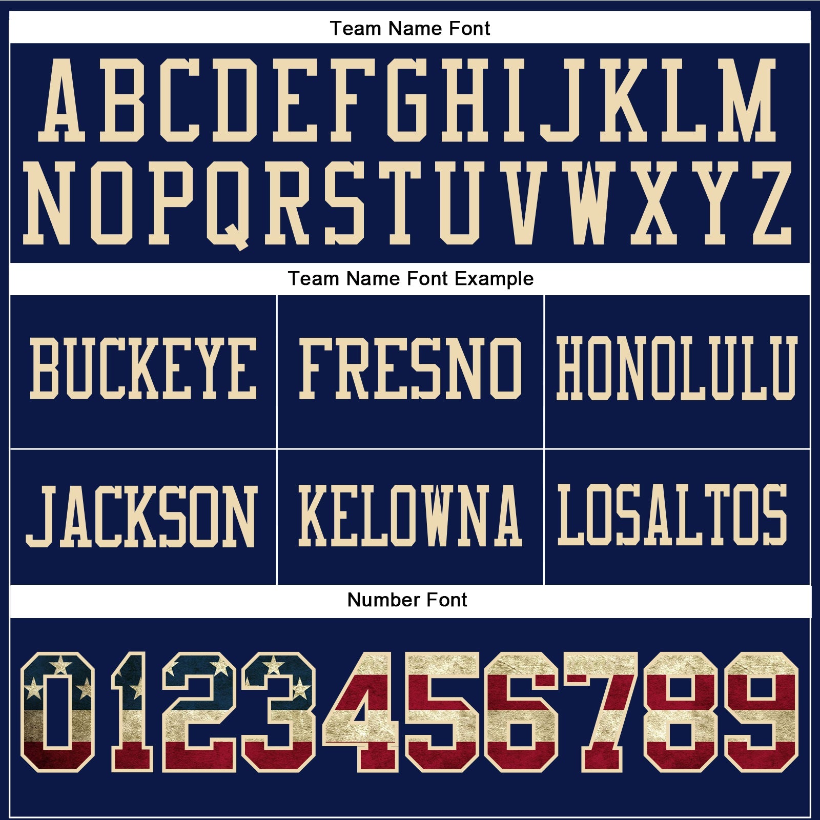 Custom Navy Vintage USA Flag-Cream Authentic Football Jersey view 4