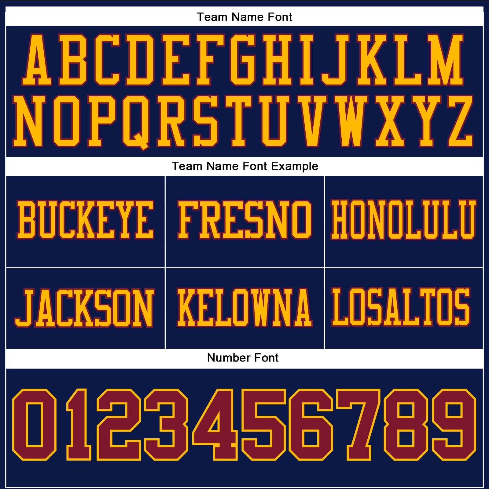 Custom Navy Crimson-Gold Authentic Football Jersey view 4