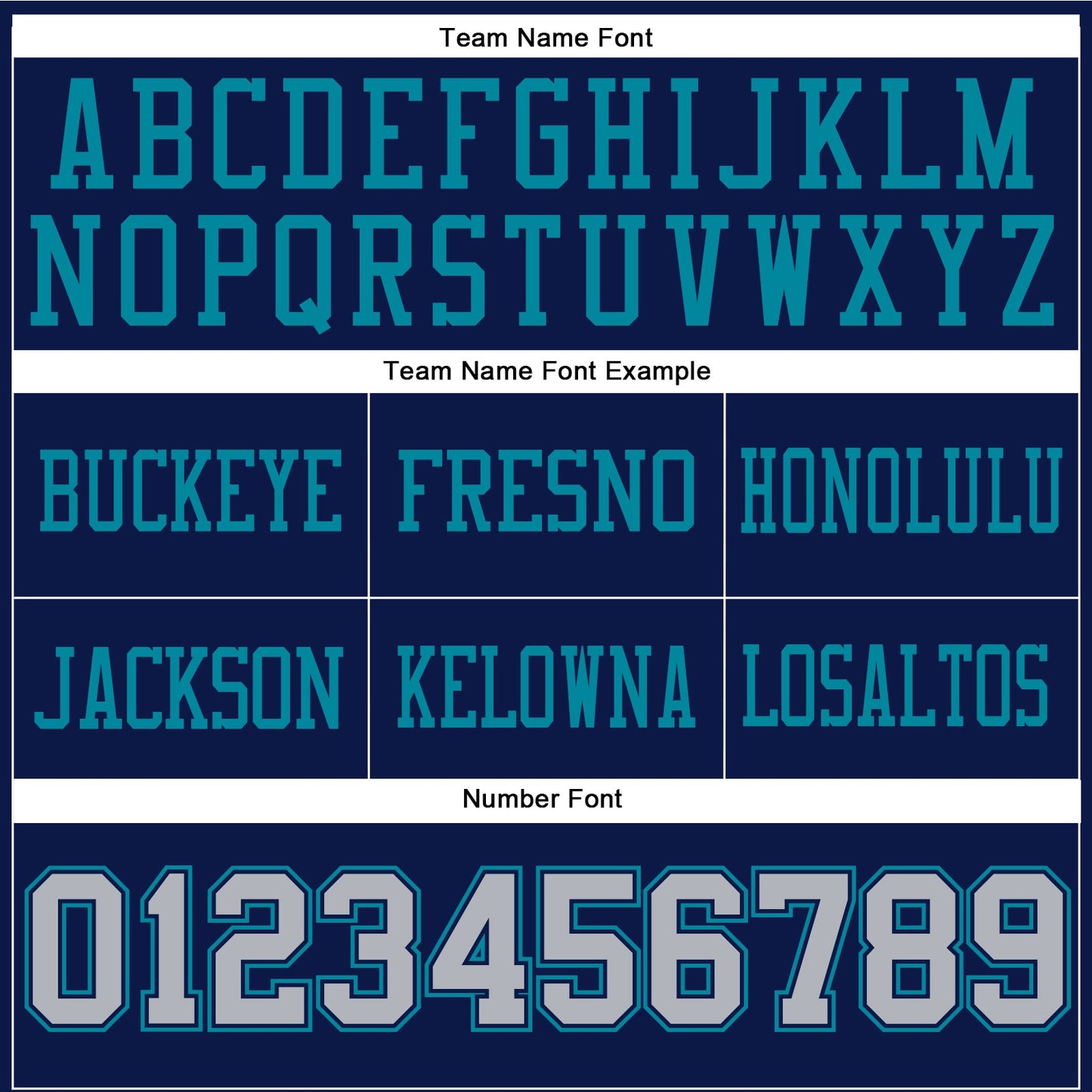 Custom Navy Gray-Teal Authentic Football Jersey view 4