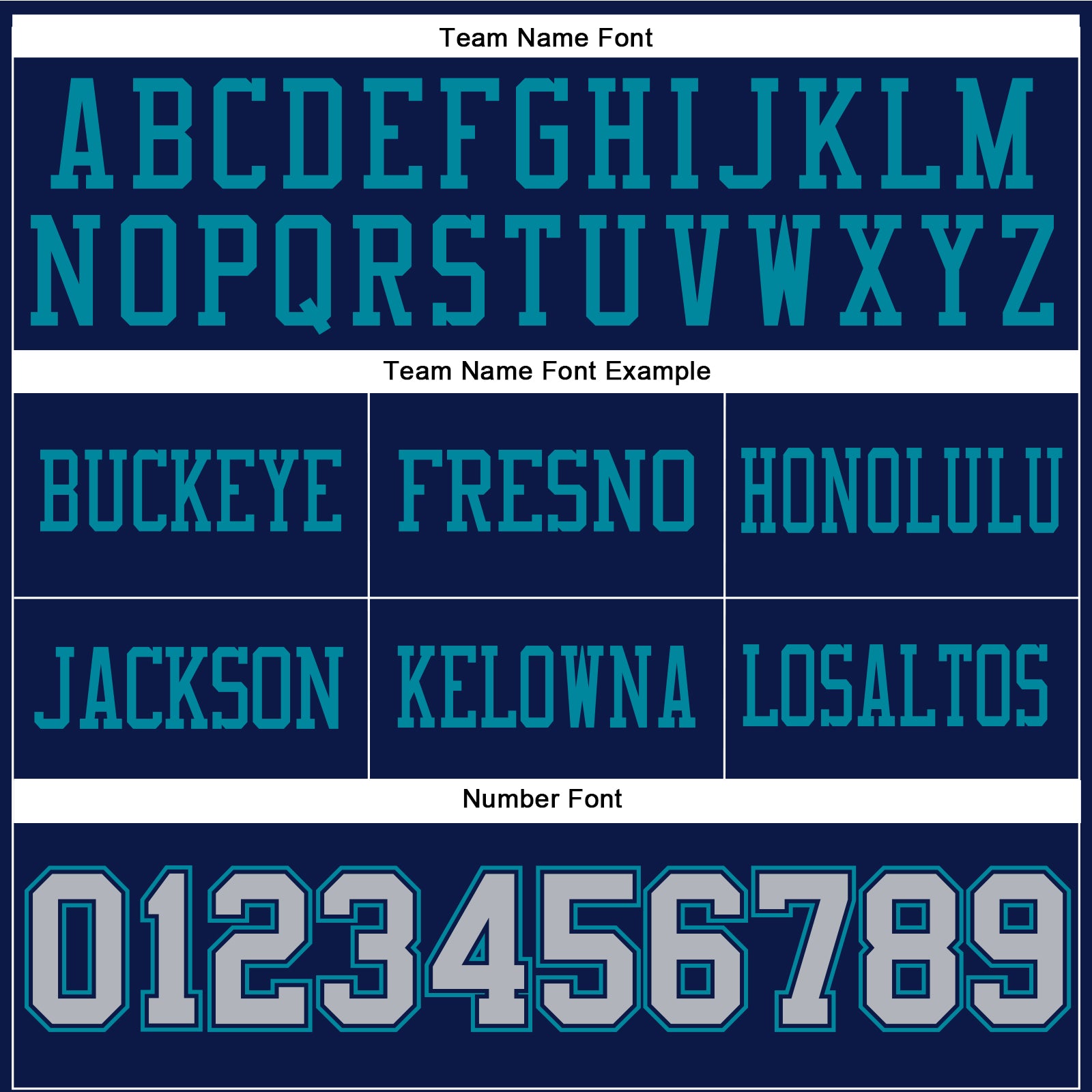Custom Navy Gray-Teal Authentic Football Jersey view 4