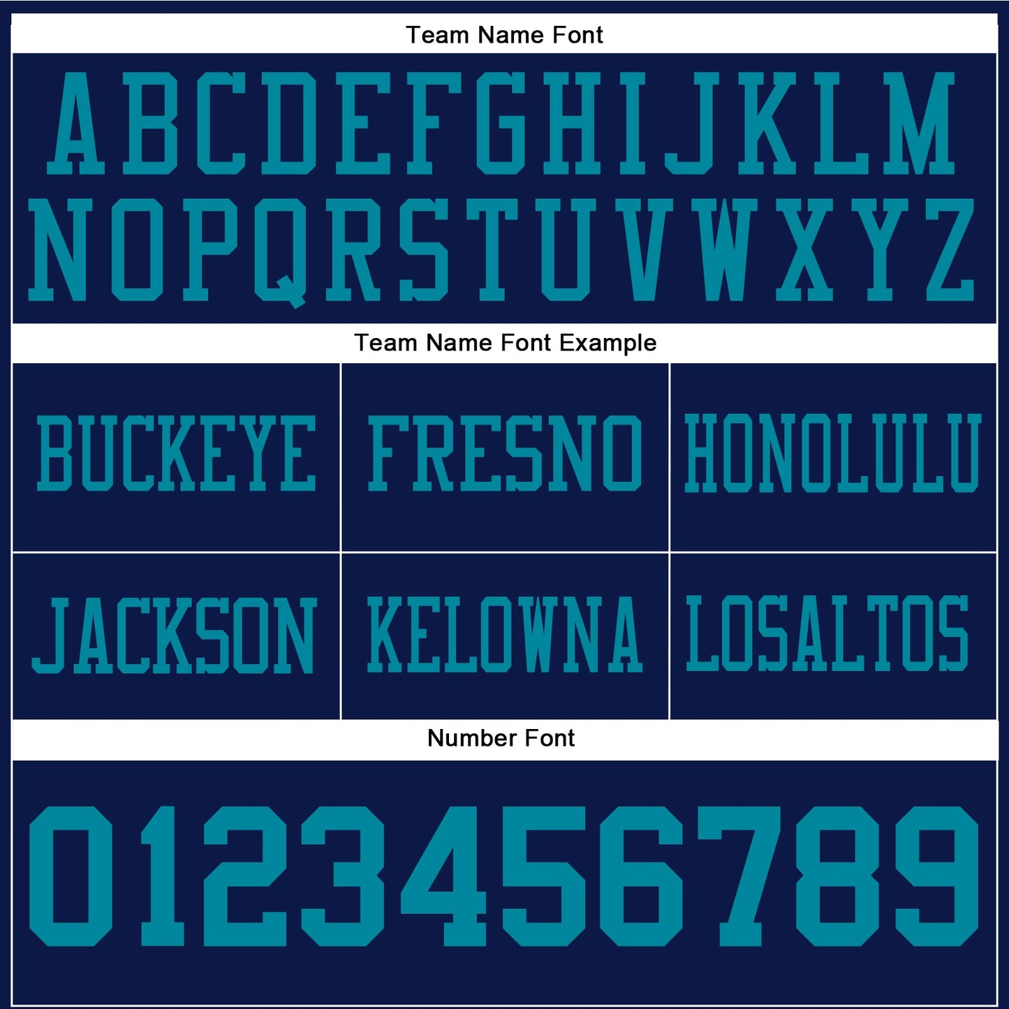 Custom Navy Teal Authentic Football Jersey view 4