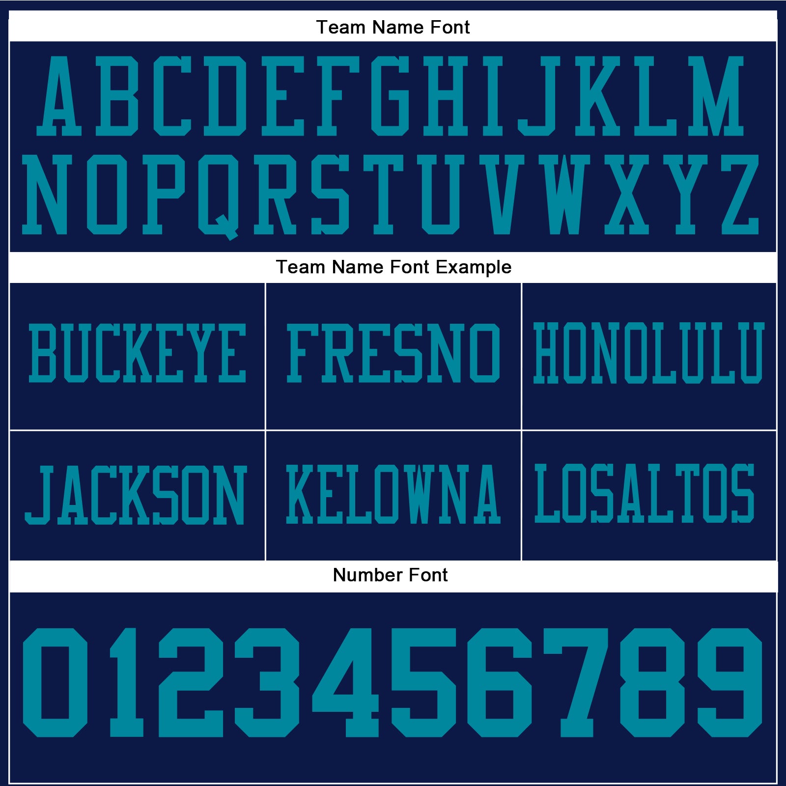 Custom Navy Teal Authentic Football Jersey view 4