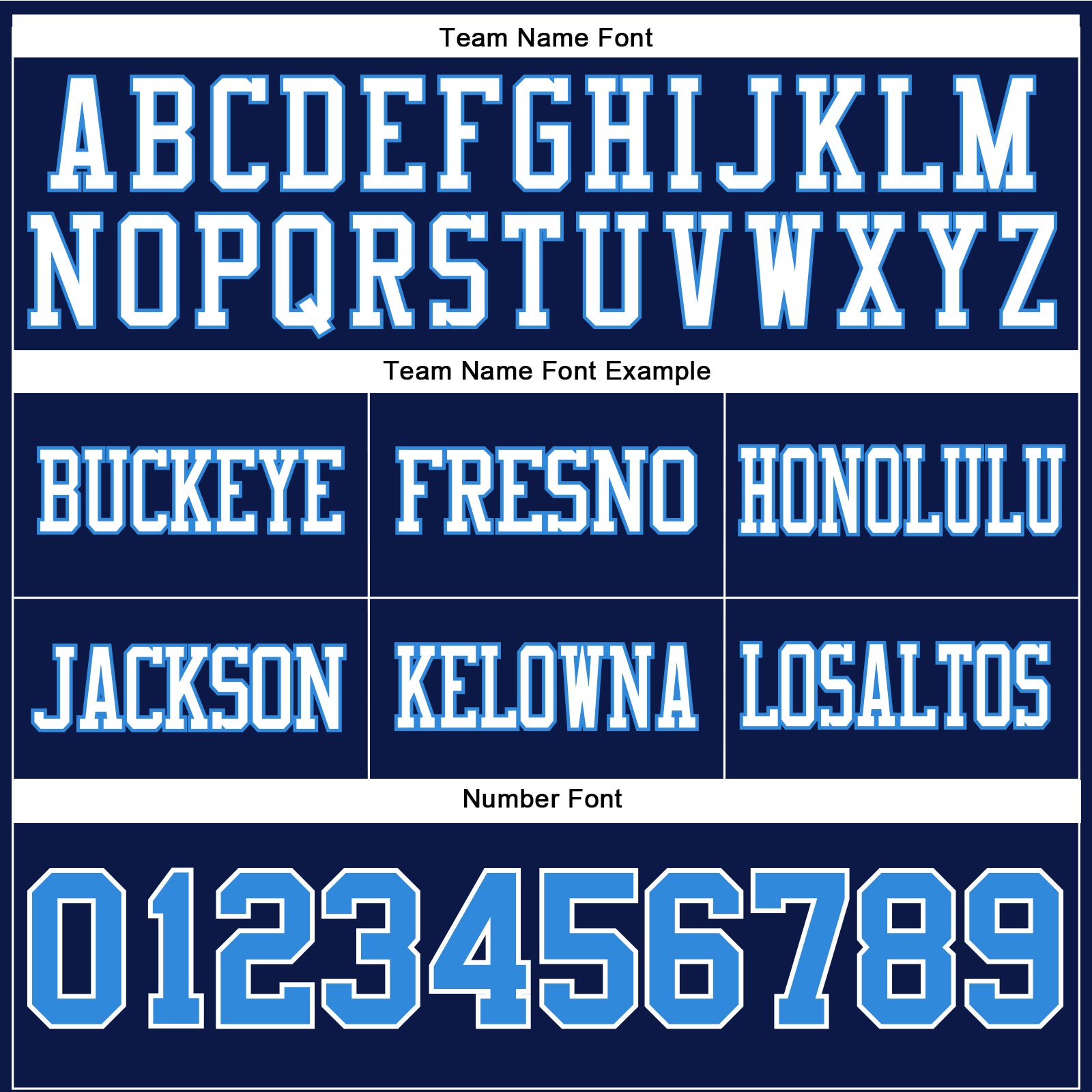 Custom Navy Powder Blue-White Authentic Football Jersey view 4