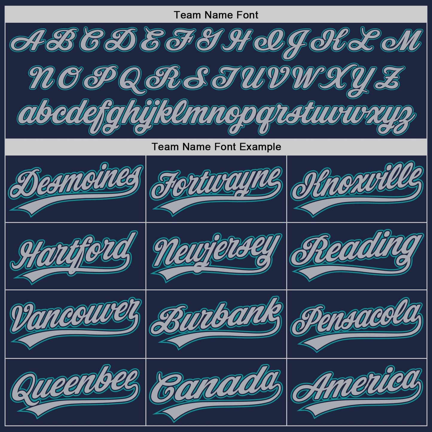 Custom Stitched Navy Gray-Teal Baseball Pullover Sweatshirt Hoodie view 3