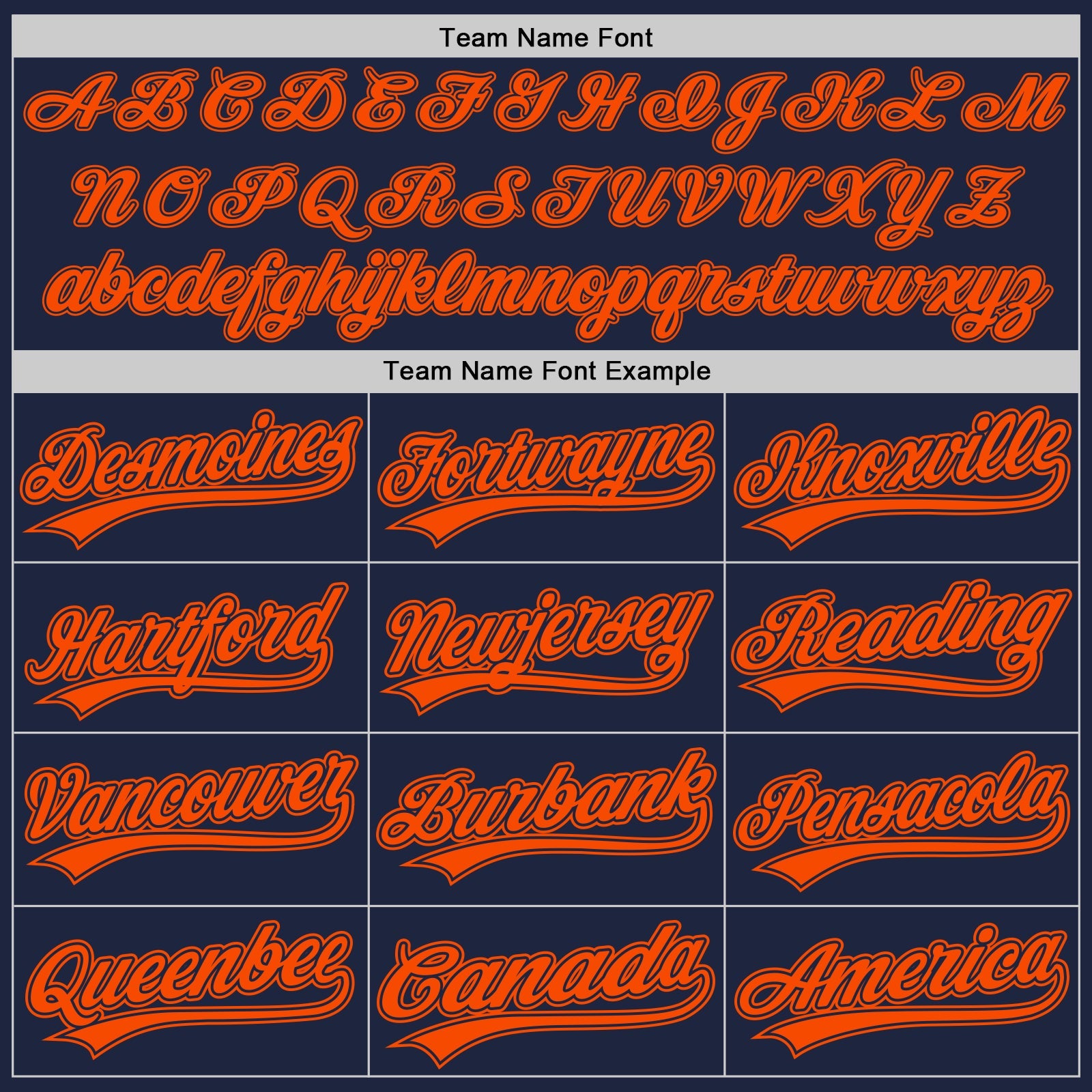 Custom Navy Orange Authentic Baseball Jersey view 4