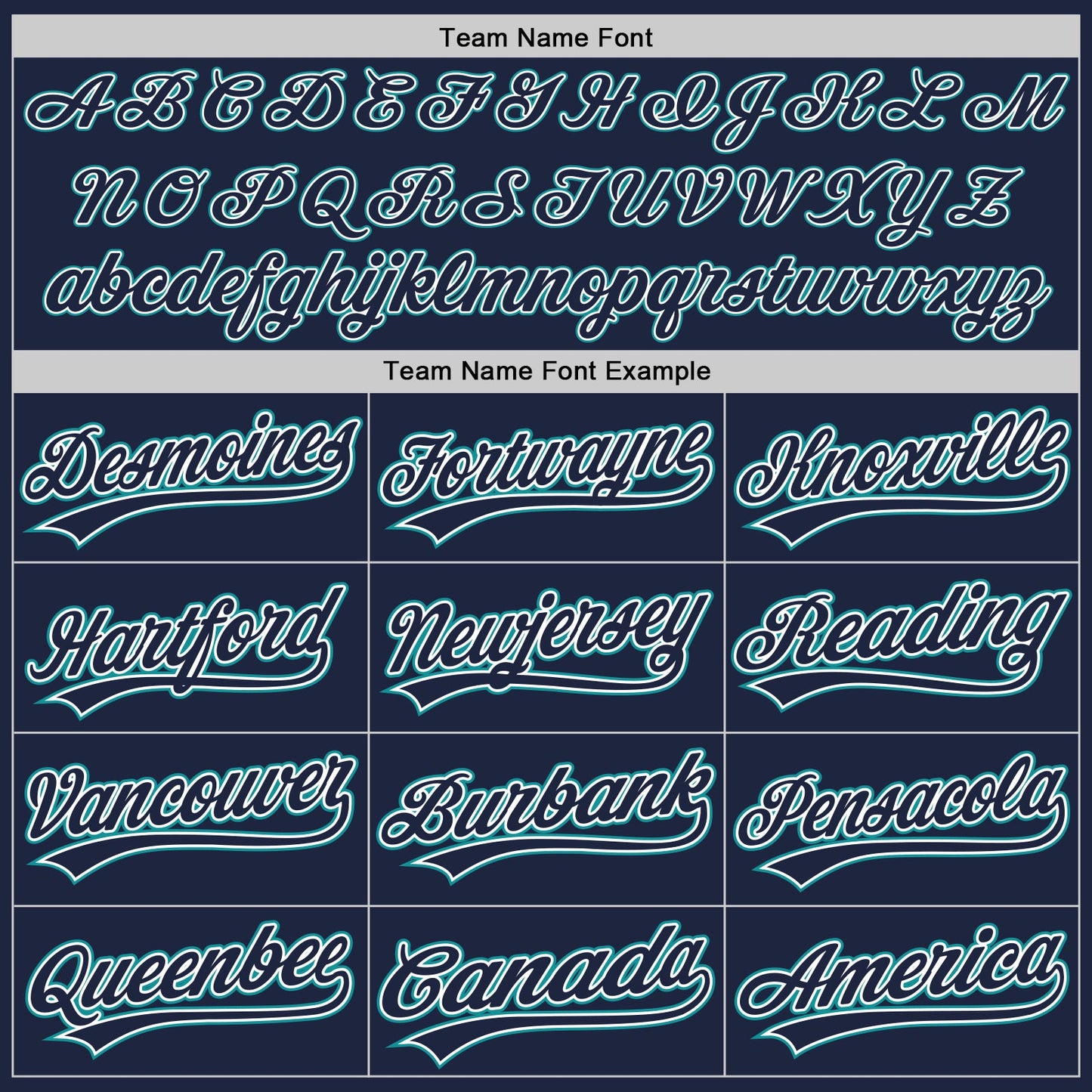 Custom Navy White-Teal Authentic Baseball Jersey view 4