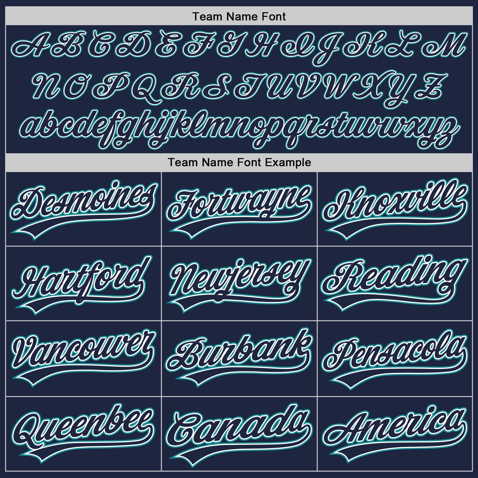 Custom Navy White-Teal Authentic Baseball Jersey view 4