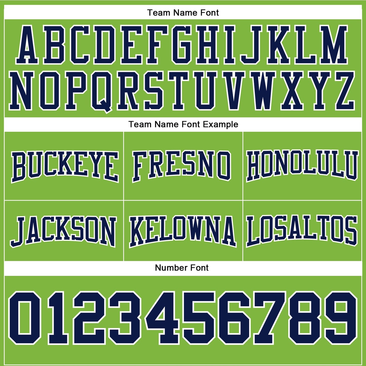 Custom Stitched Neon Green Navy-White Football Pullover Sweatshirt Hoodie view 3