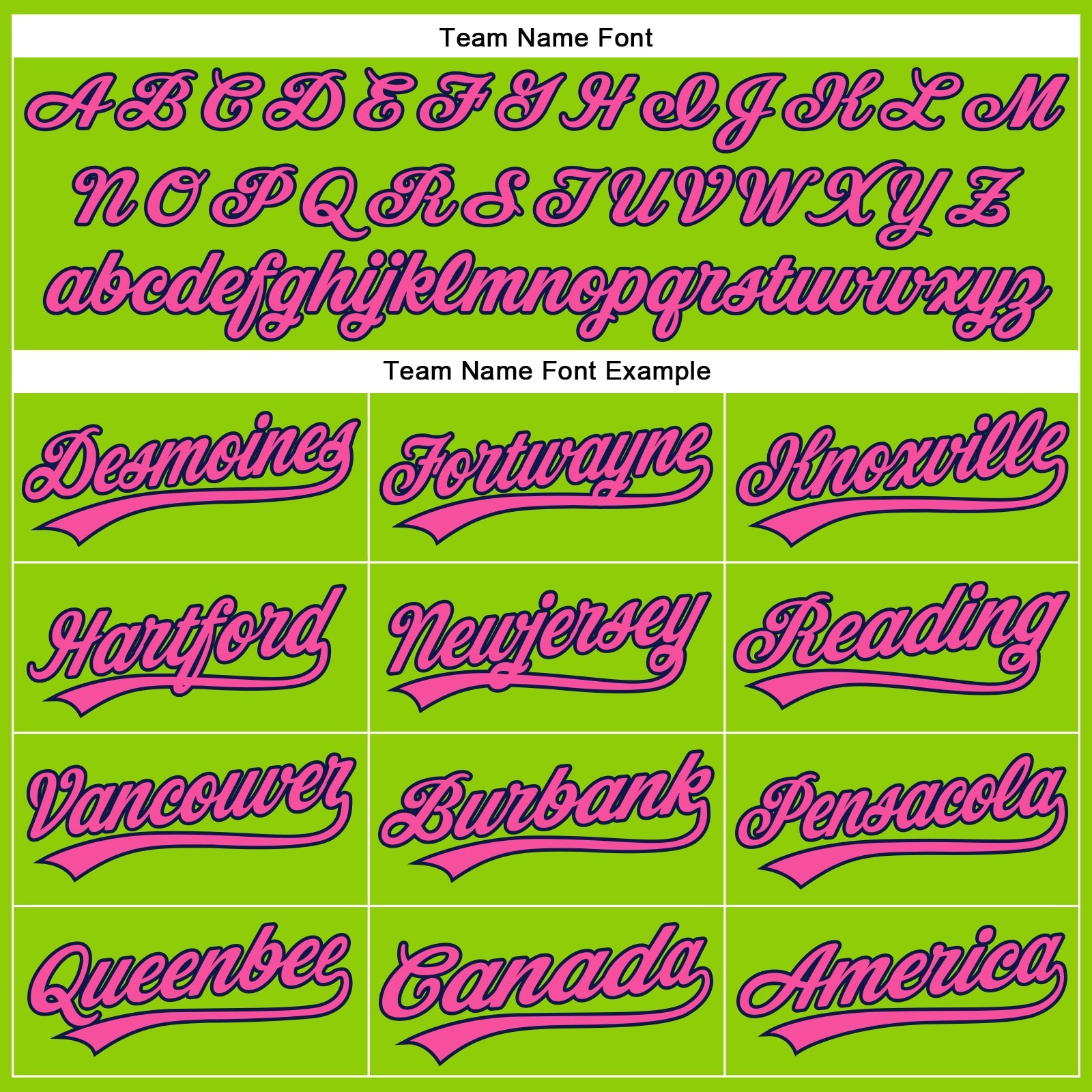 Custom Neon Green Pink-Navy Authentic Baseball Jersey view 4
