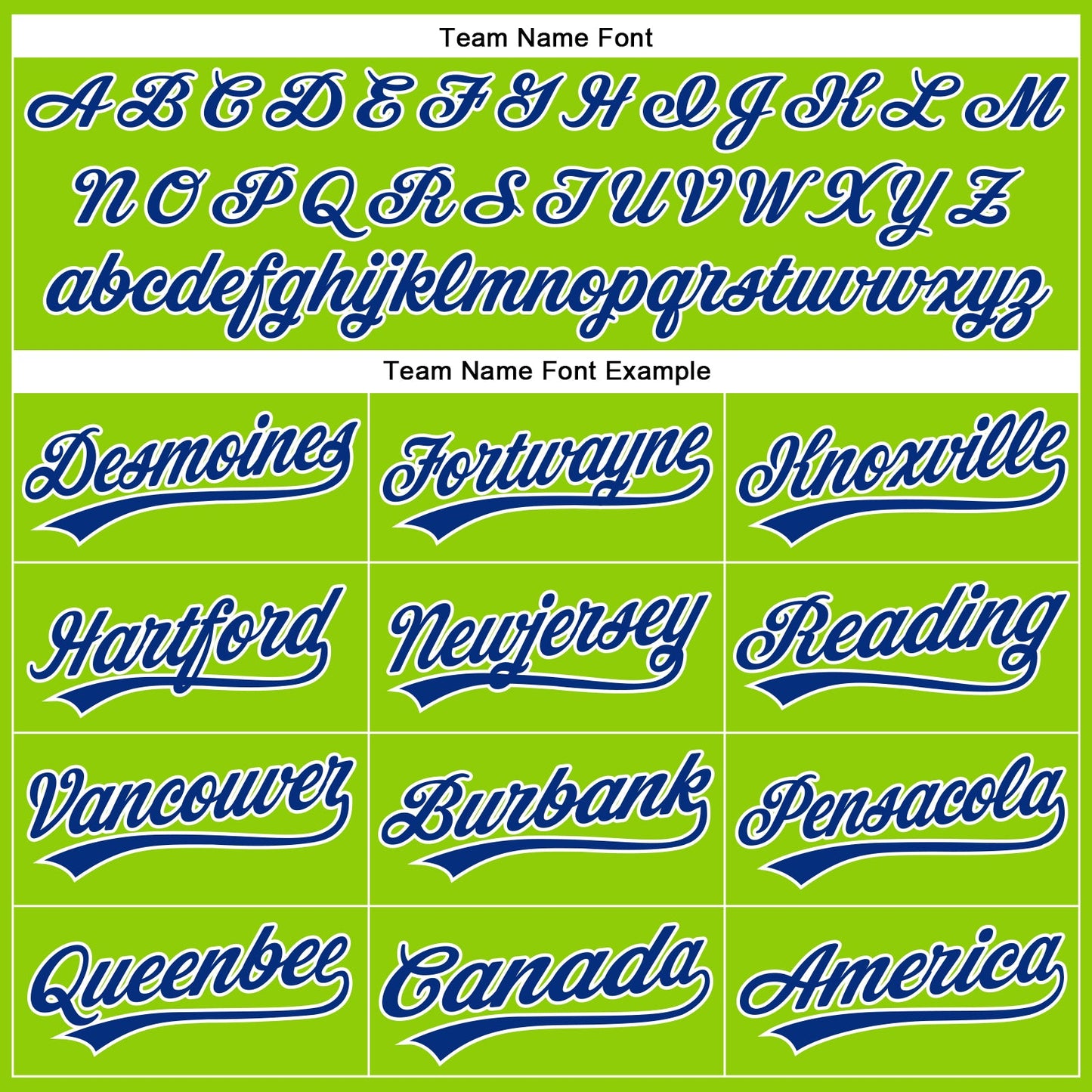 Custom Neon Green Royal-White Authentic Baseball Jersey view 4