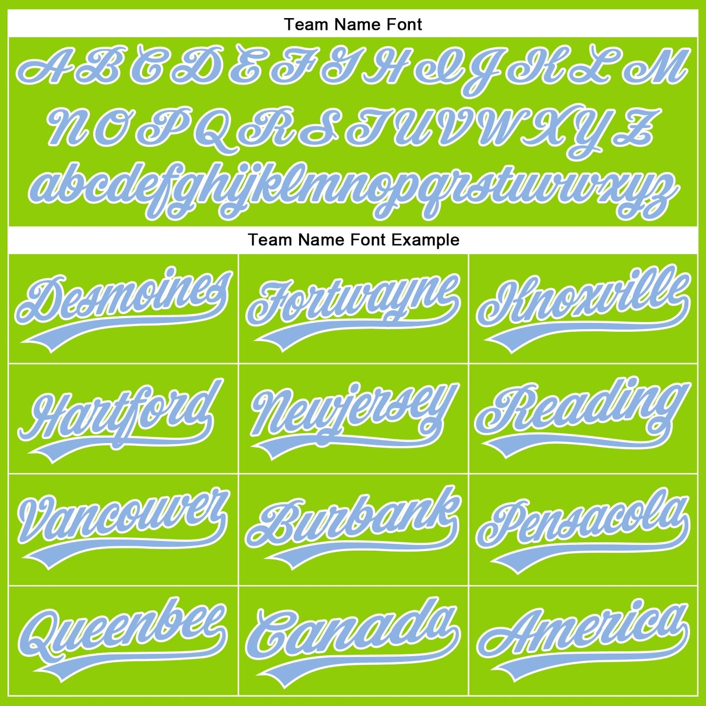 Custom Neon Green Light Blue-White Authentic Baseball Jersey view 4