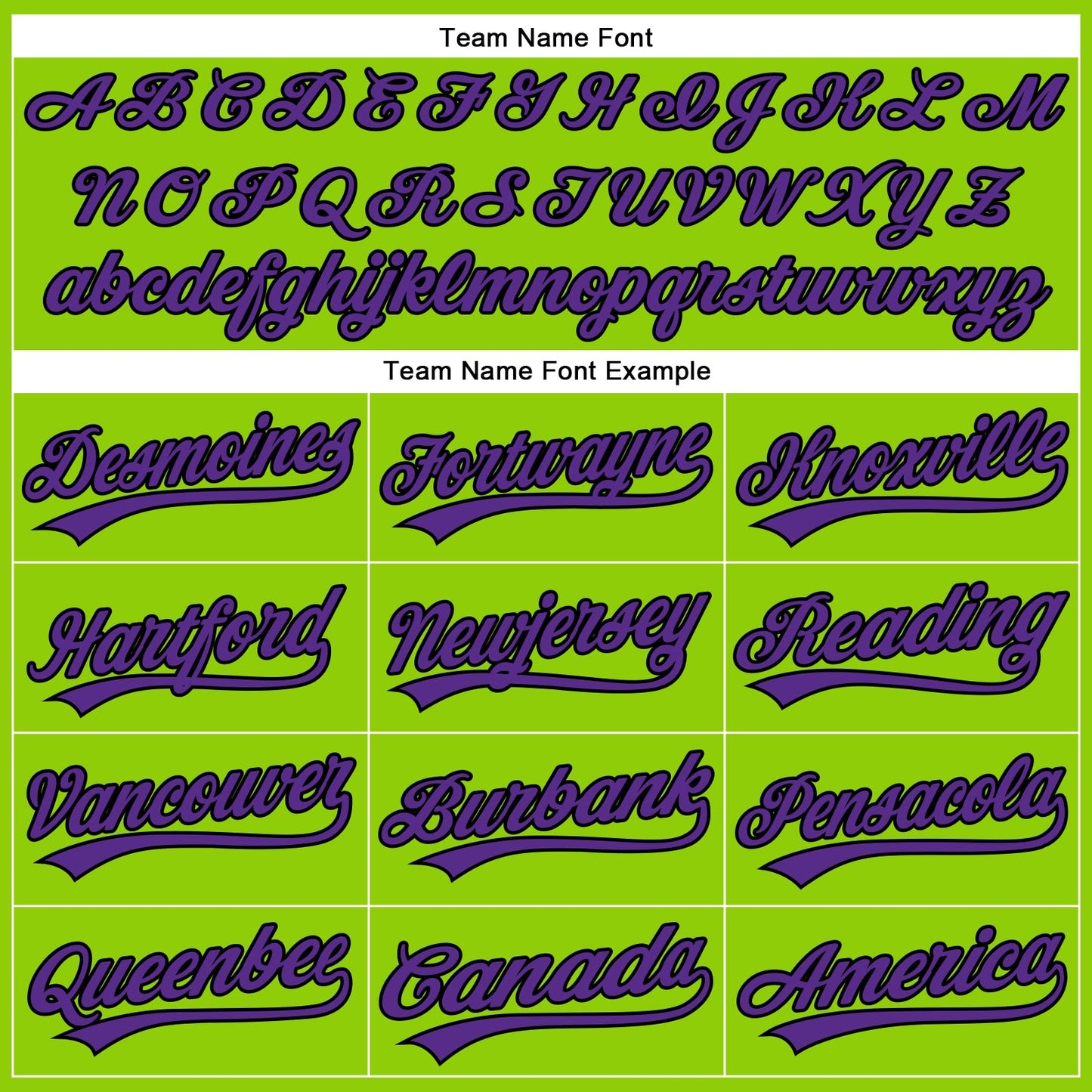 Custom Neon Green Black Pinstripe Purple Authentic Baseball Jersey view 4