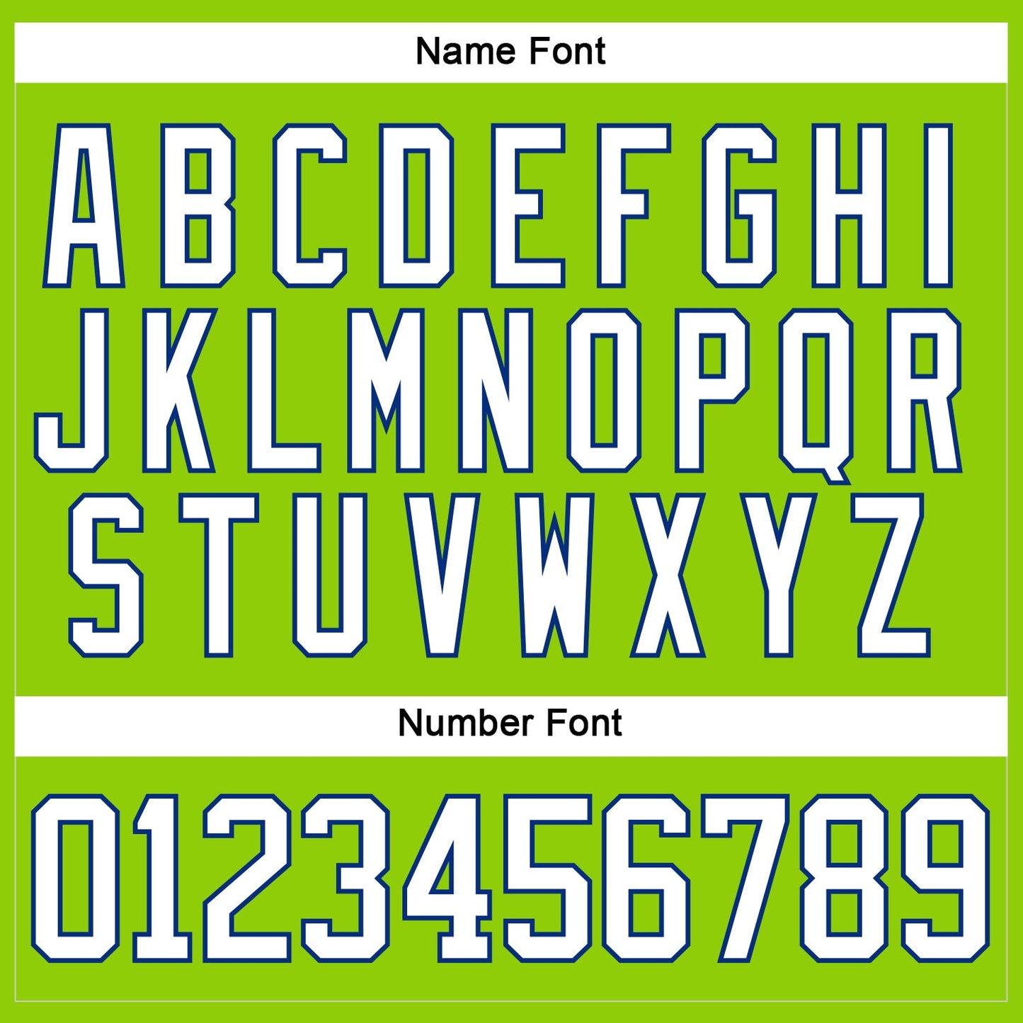 Custom Neon Green White-Royal Hockey Lace Neck Jersey view 5