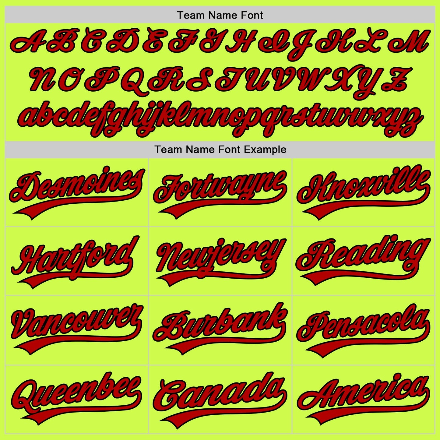 Custom Neon Green Red-Black Authentic Throwback Baseball Jersey view 4
