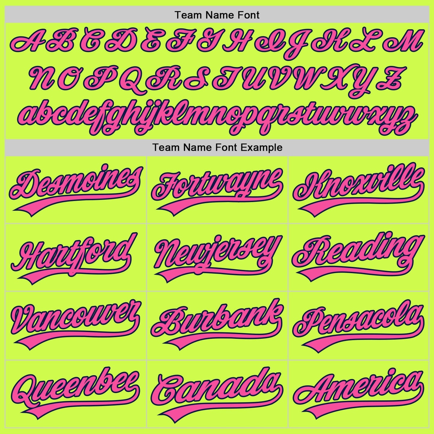 Custom Neon Green Pink-Navy Authentic Throwback Baseball Jersey view 4